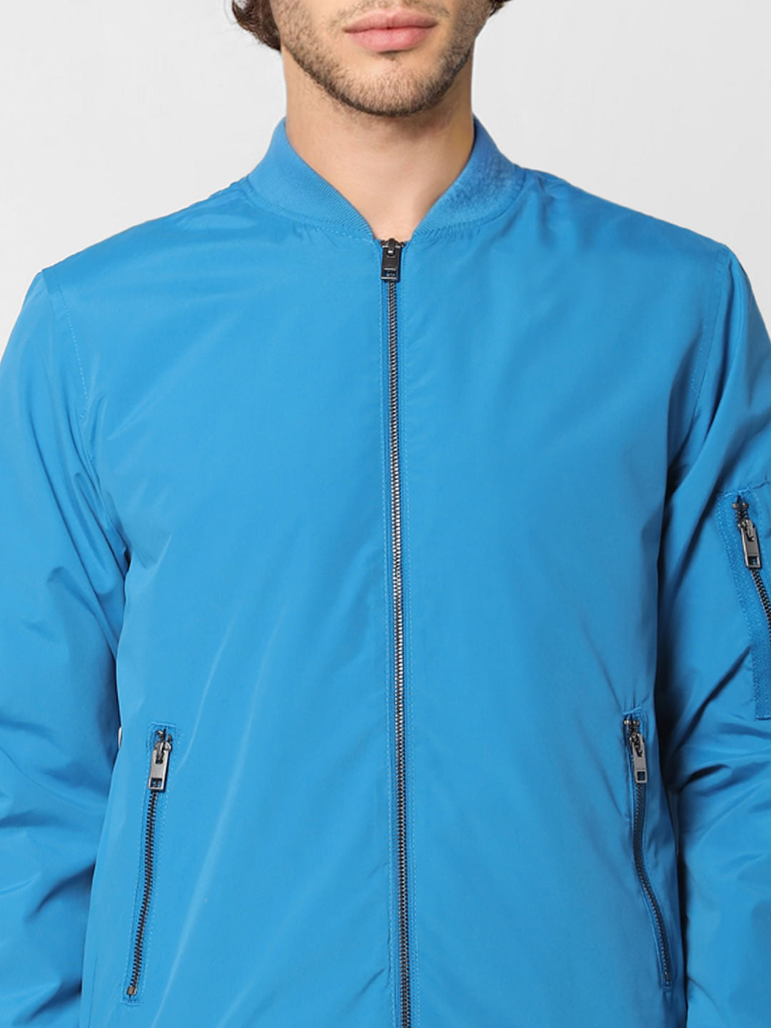 Blue Bomber Jacket