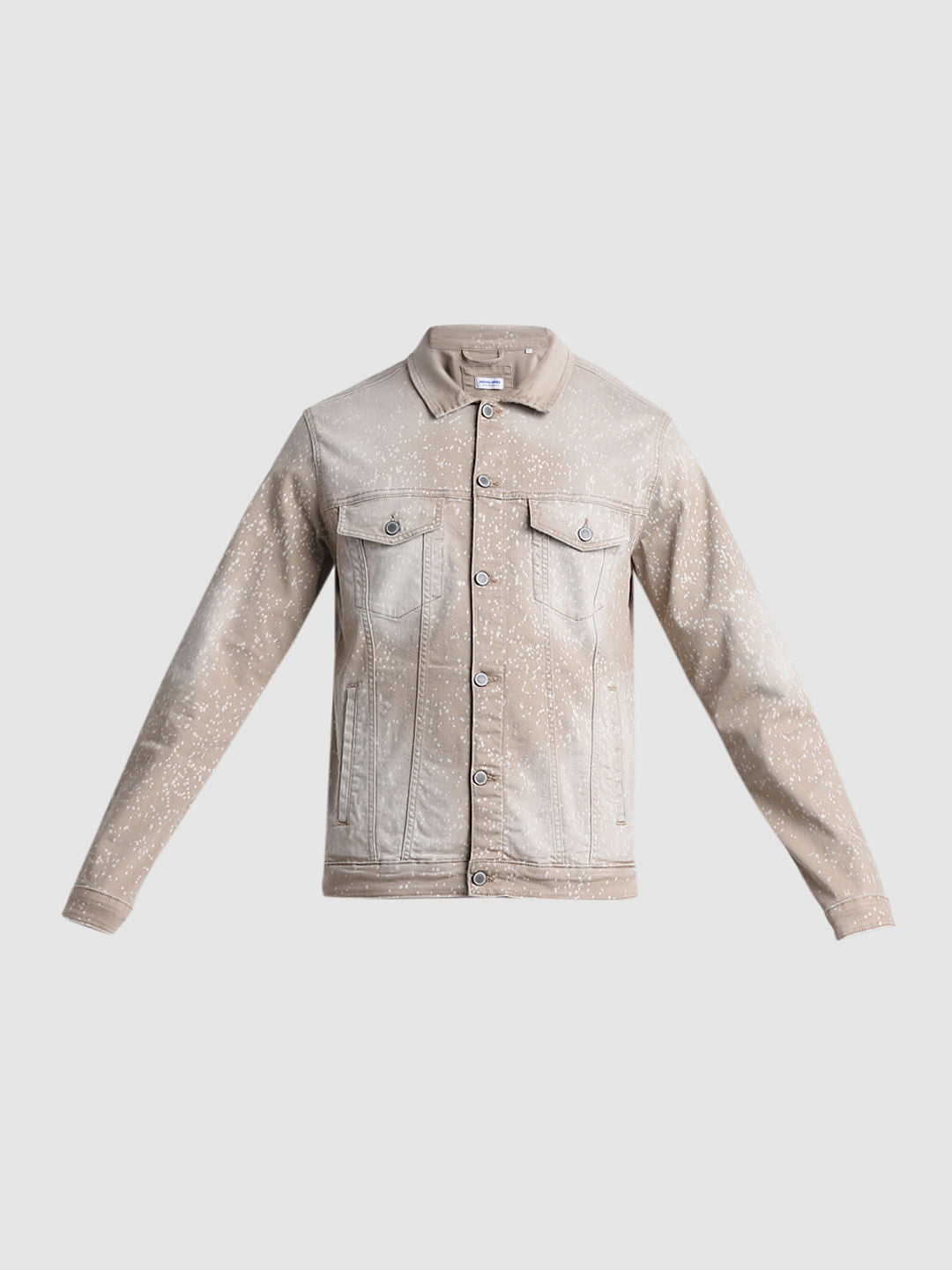 Brown Ombre Co-ord Set Denim Jacket