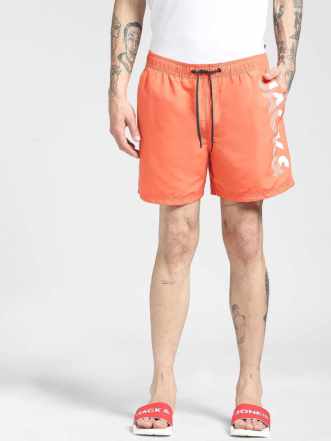 Orange Swim Shorts