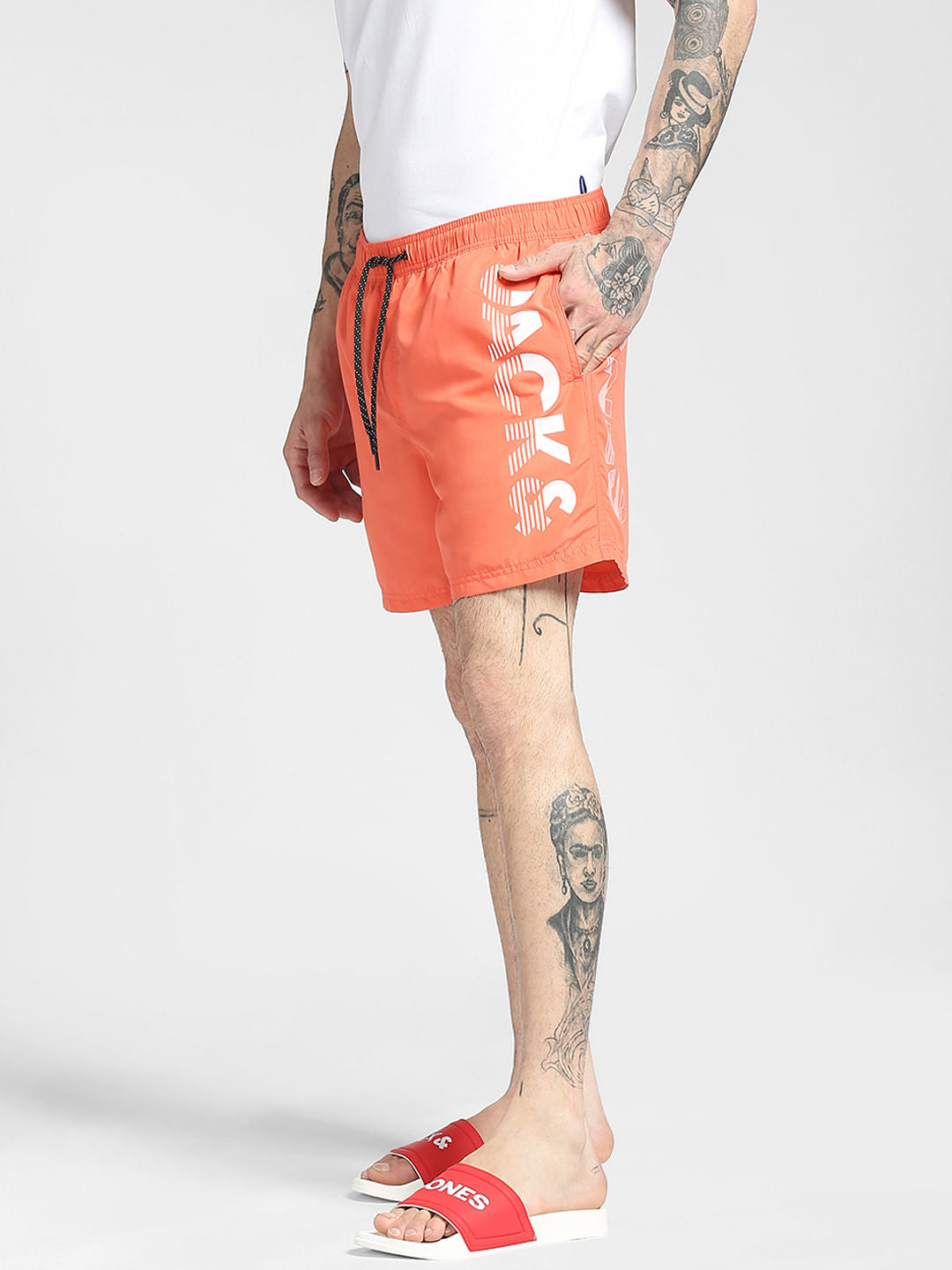 Orange Swim Shorts