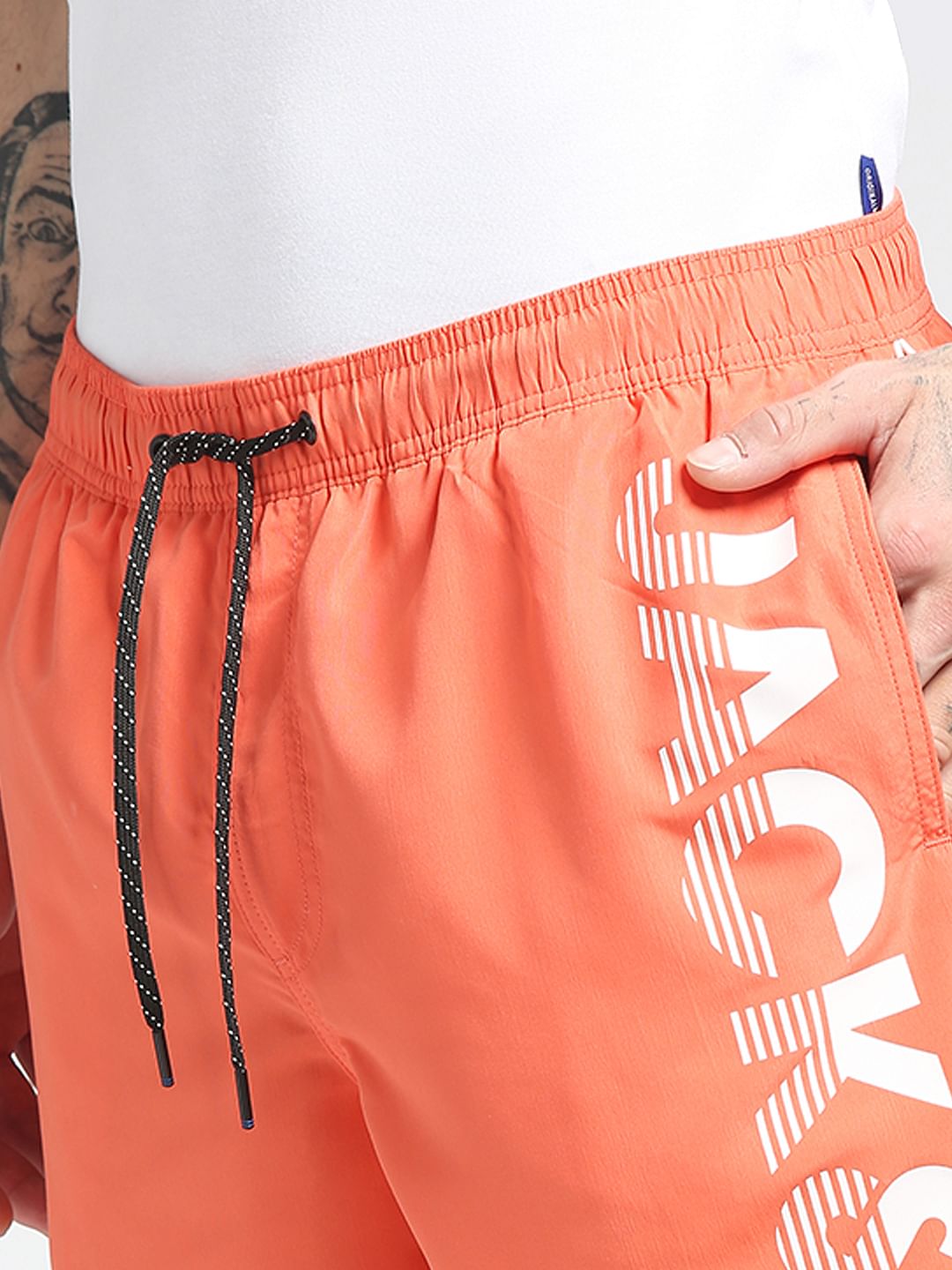 Orange Swim Shorts