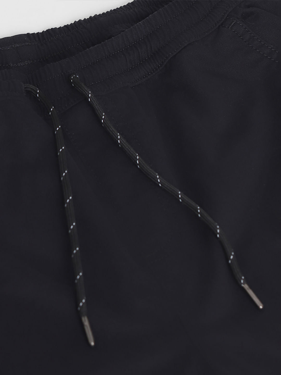 Black Mid Rise Casual Pants