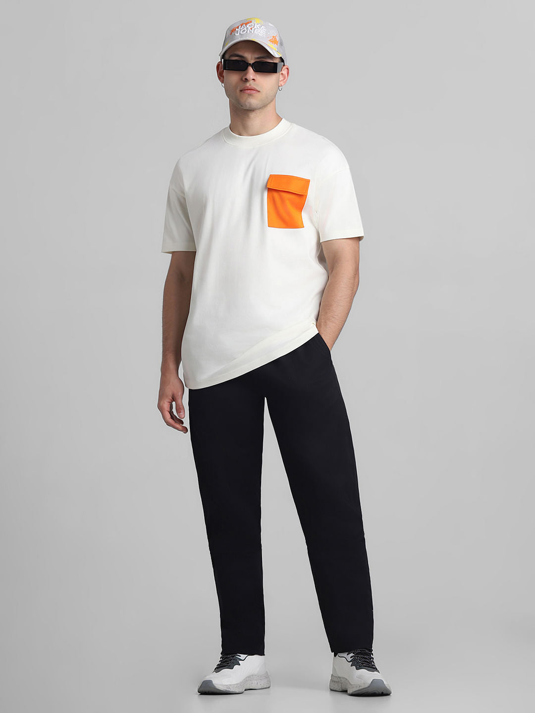 Black Mid Rise Casual Pants