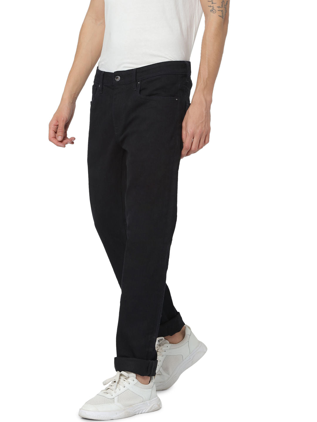Black Low Rise Ben Skinny Fit Jeans