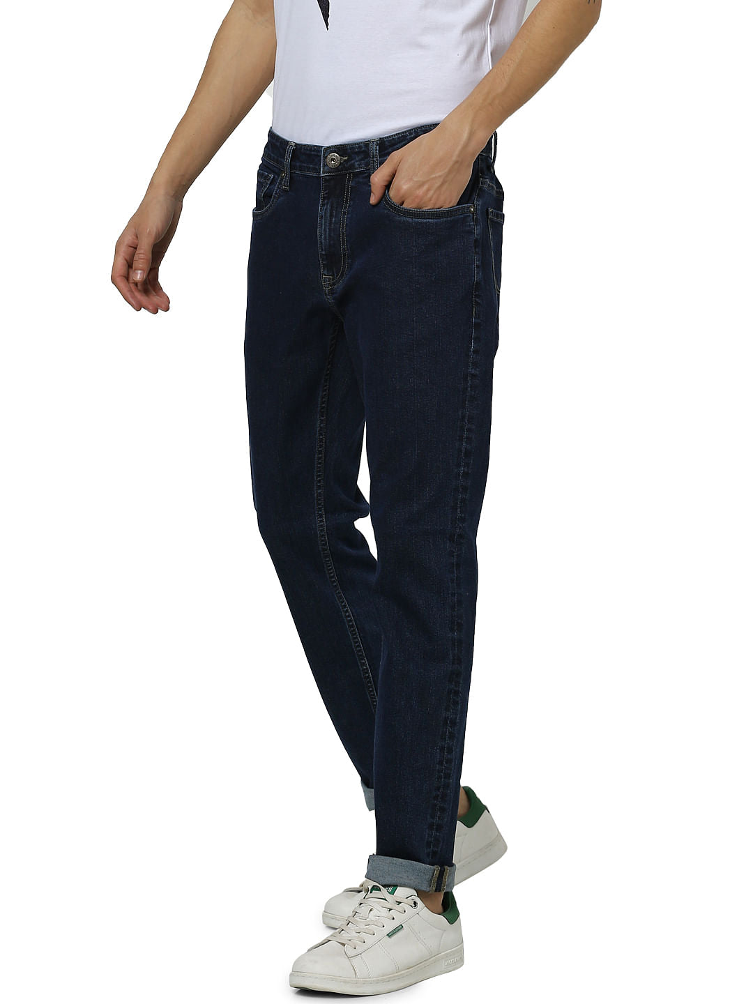 Blue Low Rise Glenn Slim Fit Jeans