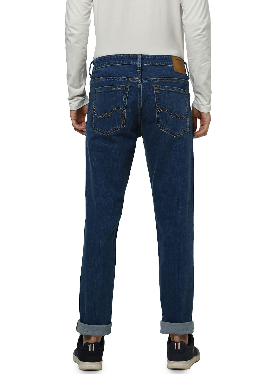 Blue Low Rise Glenn Slim Fit Jeans
