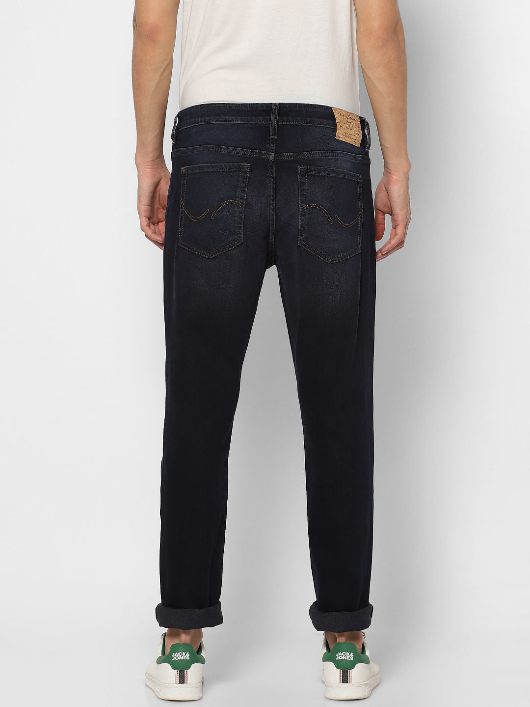 Black Low Rise Glenn Slim Fit Jeans