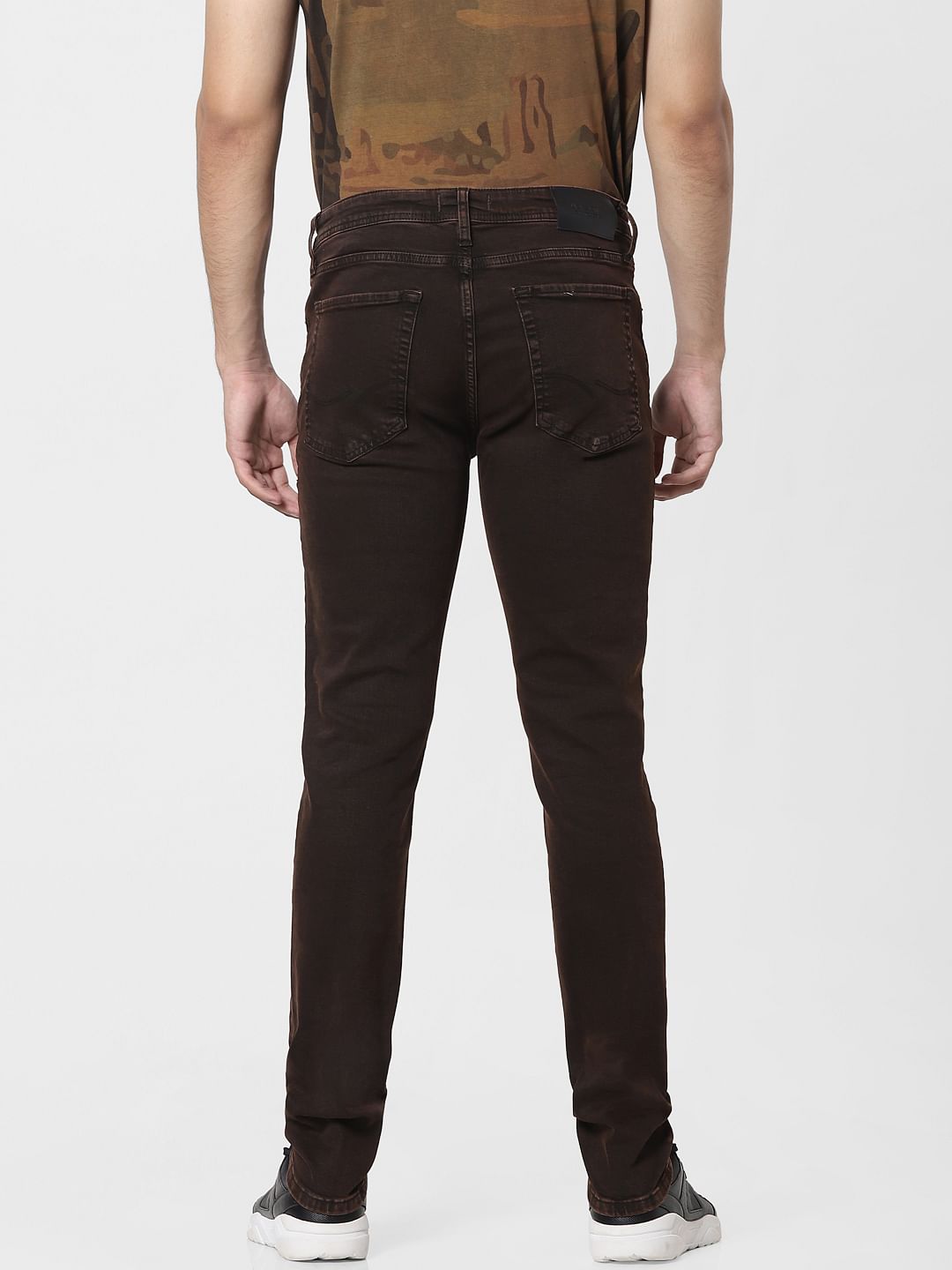 Brown Low Rise Ben Skinny Jeans