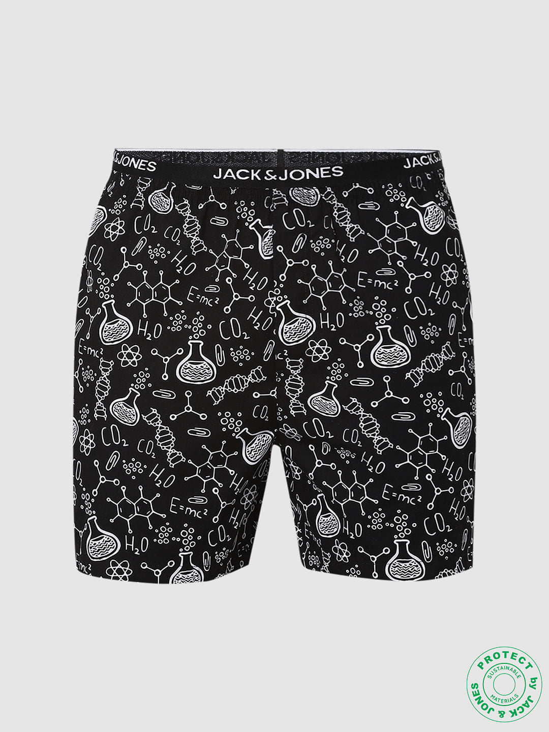 Black Lab Print Boxers