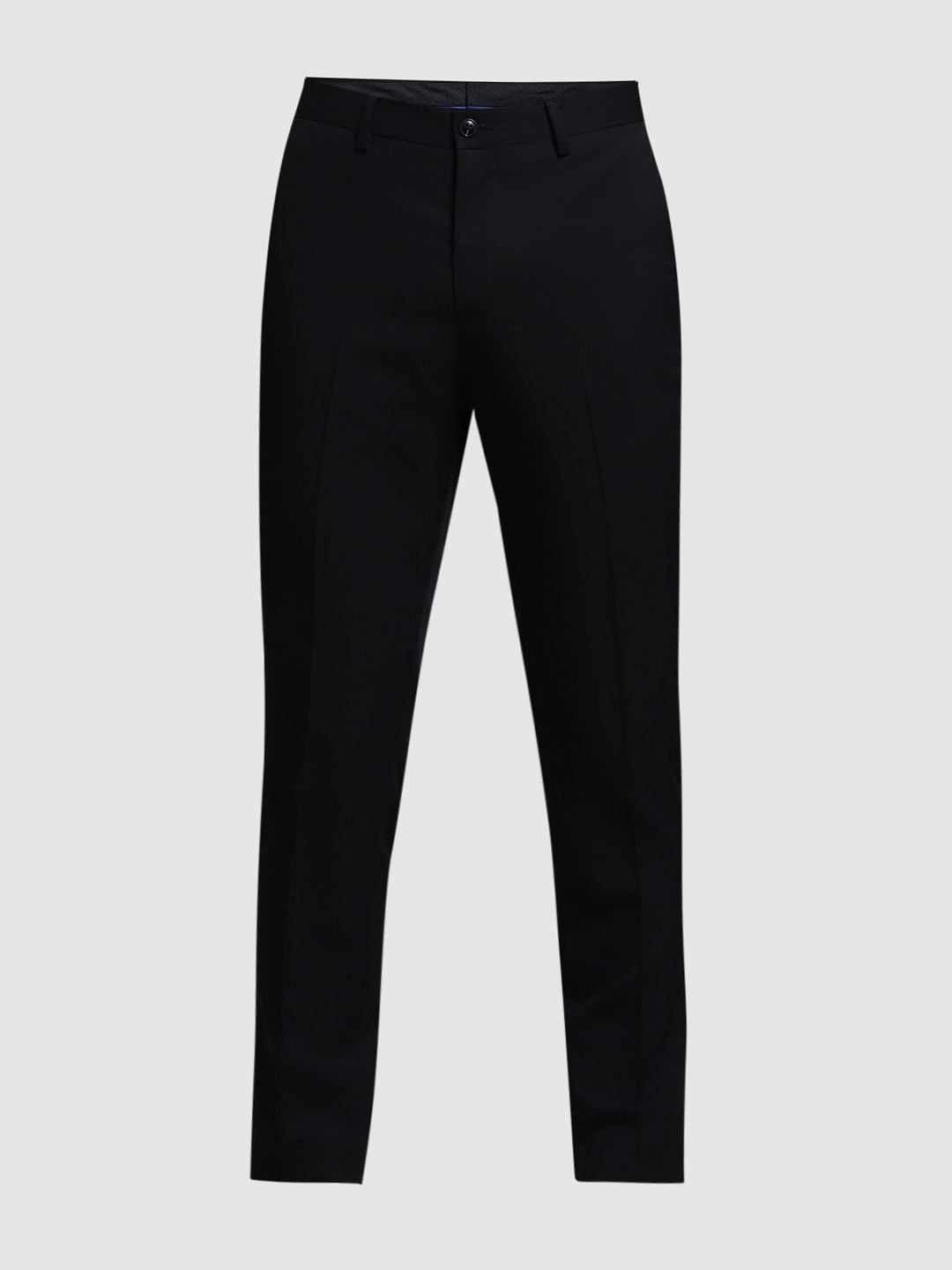 Black Mid Rise Slim Fit Trousers