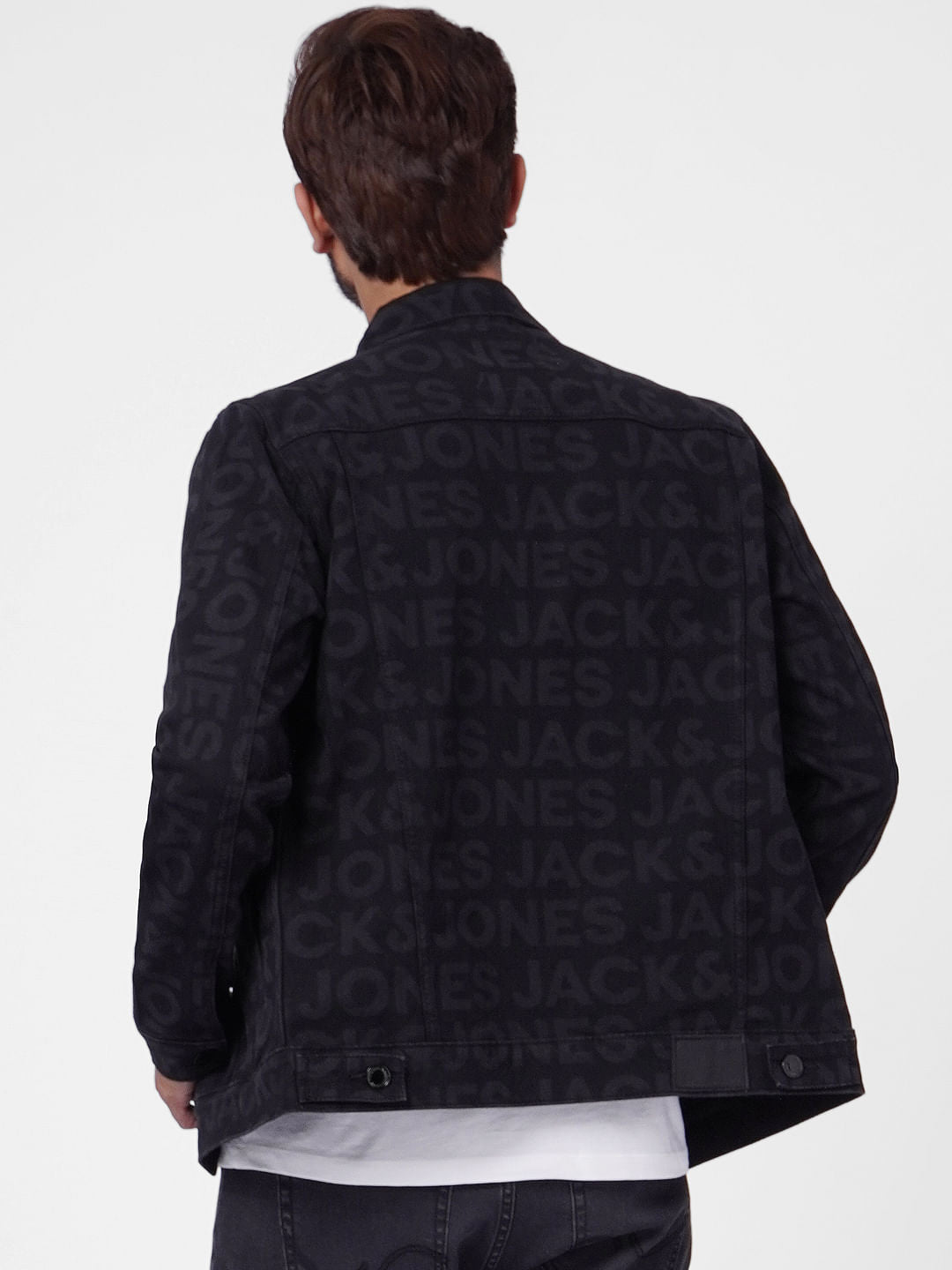 Black Plain Coloured Coat
