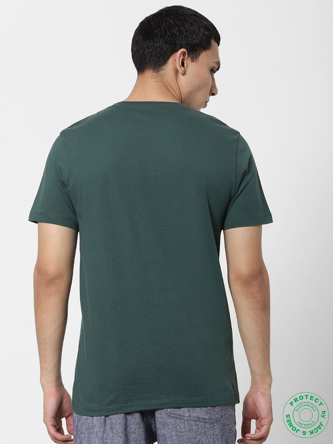 Green Crew Neck T-shirt