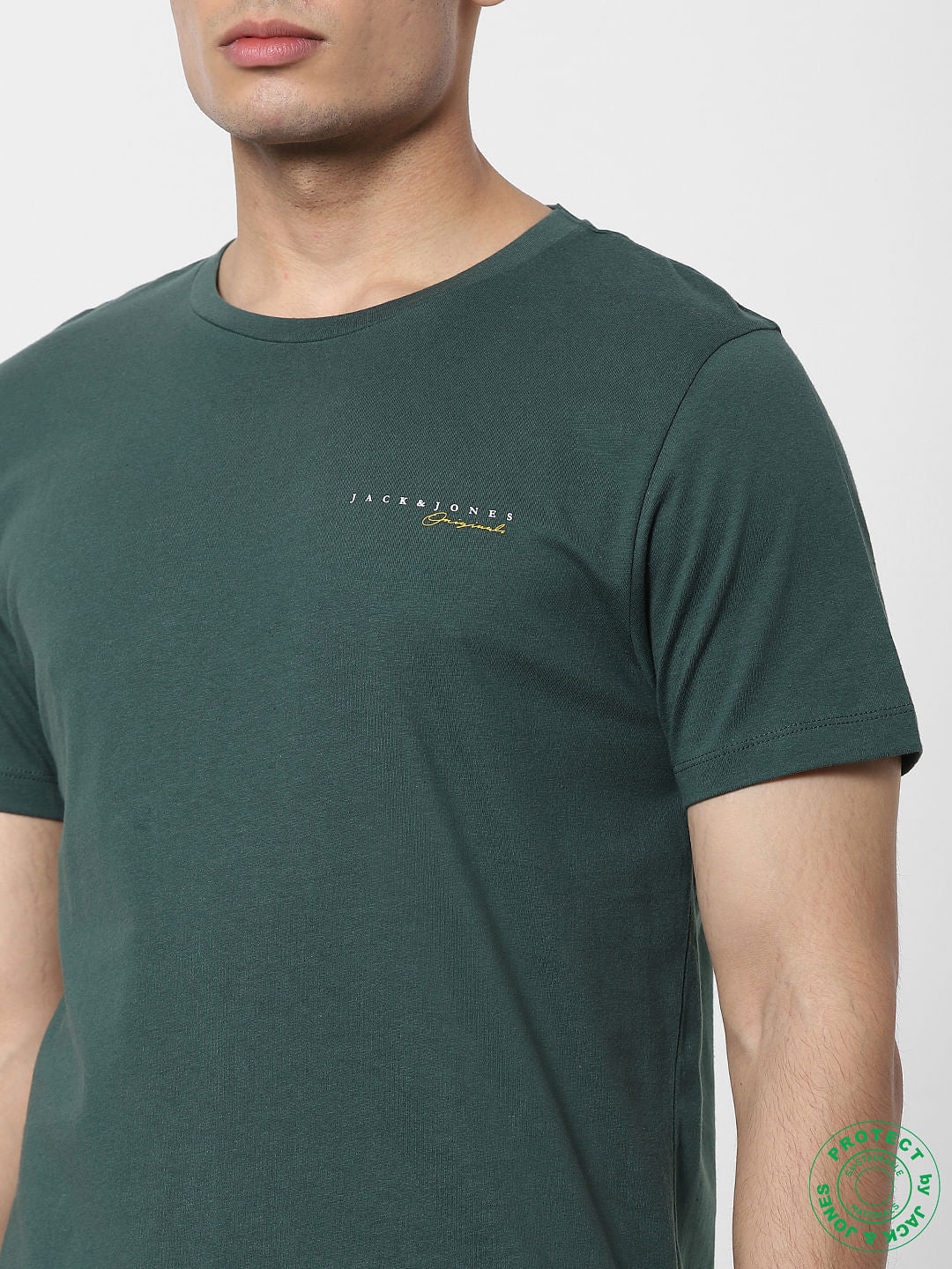 Green Crew Neck T-shirt