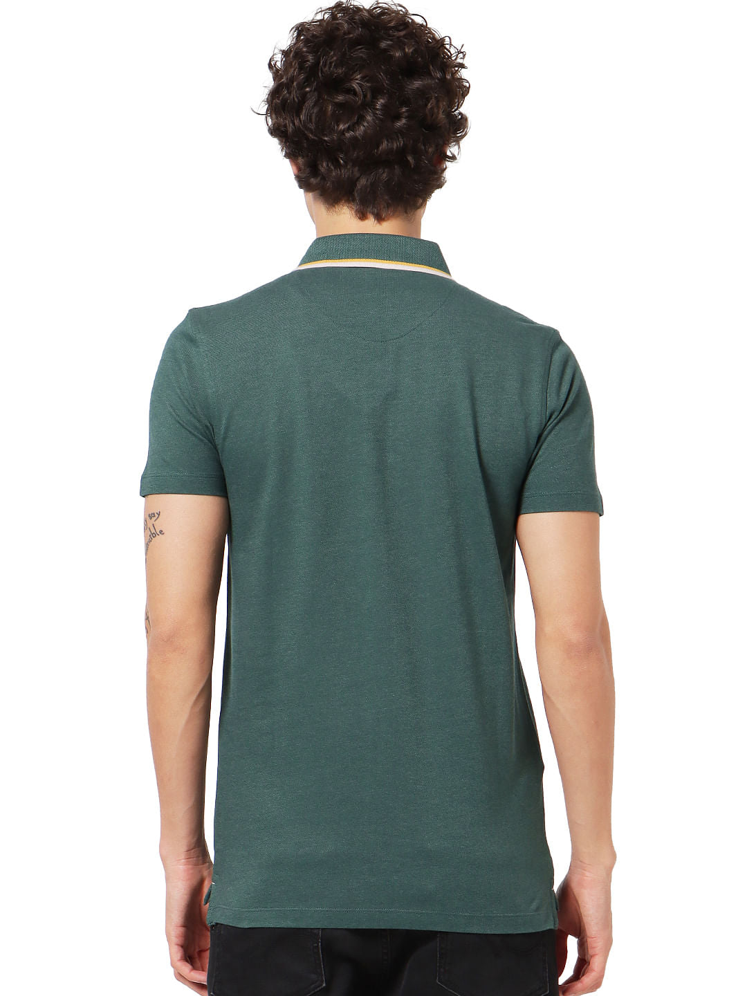 Green Polo Neck T-shirt