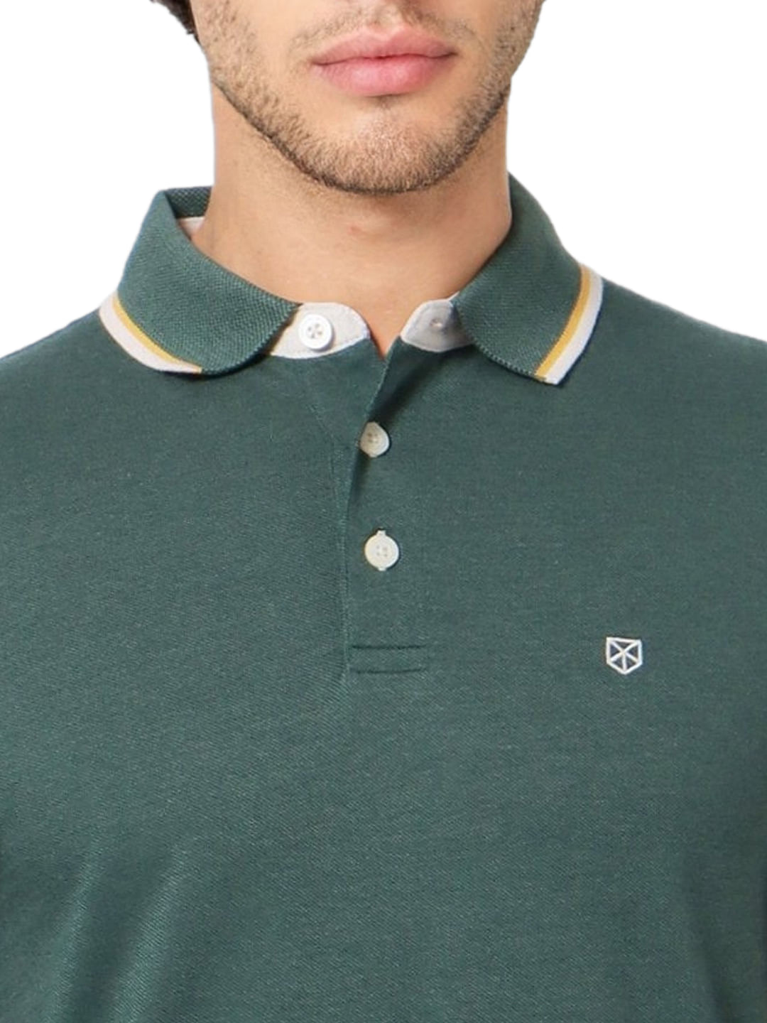 Green Polo Neck T-shirt