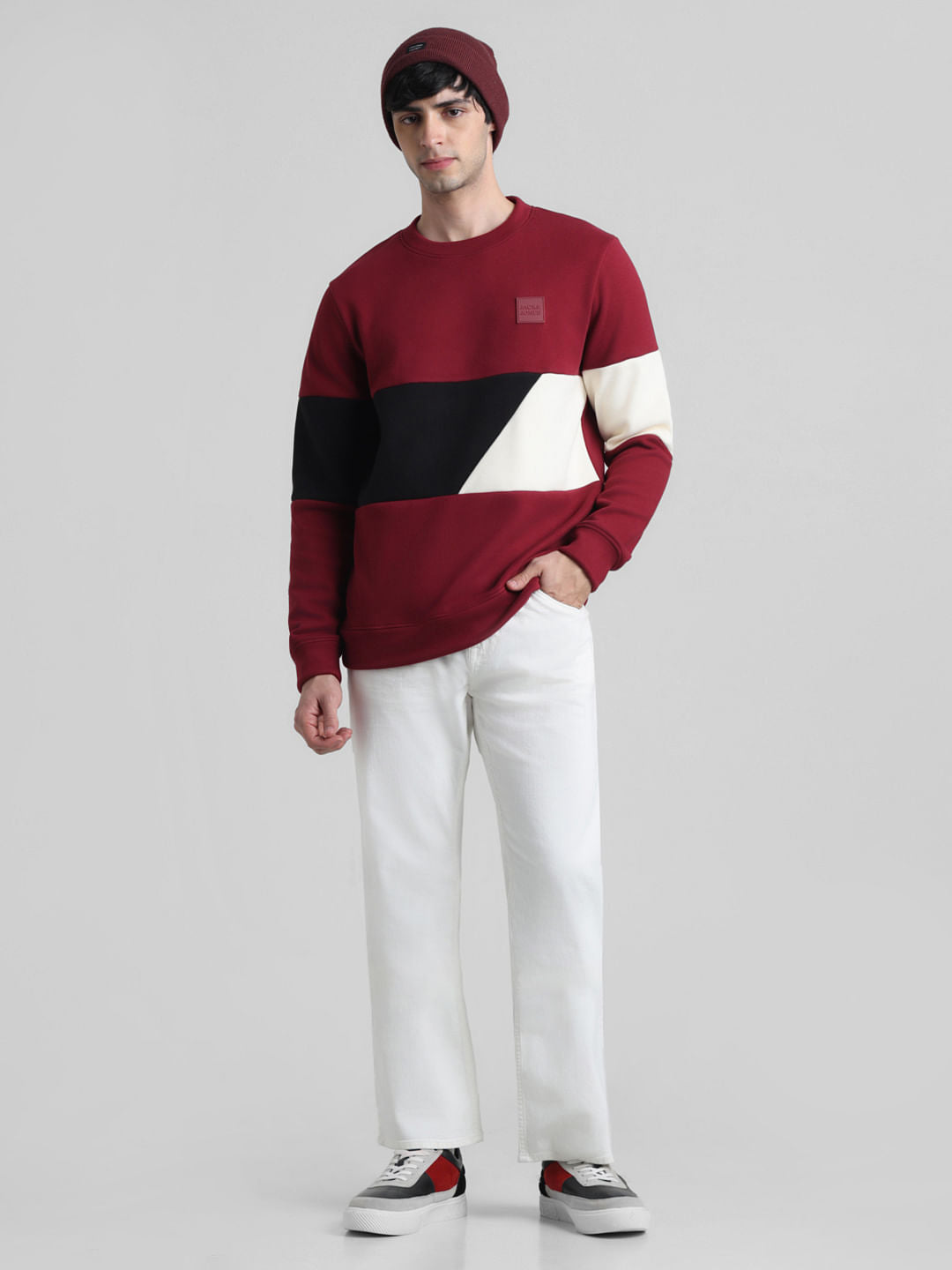 WHITE RAY BOOTCUT JEANS