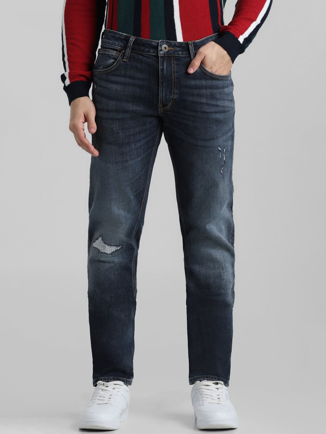 Jeans J.Crew Matchstick Stretch Dark Wash - Taille 28S (short) - Occasion Très Bon état - Coupe Droite