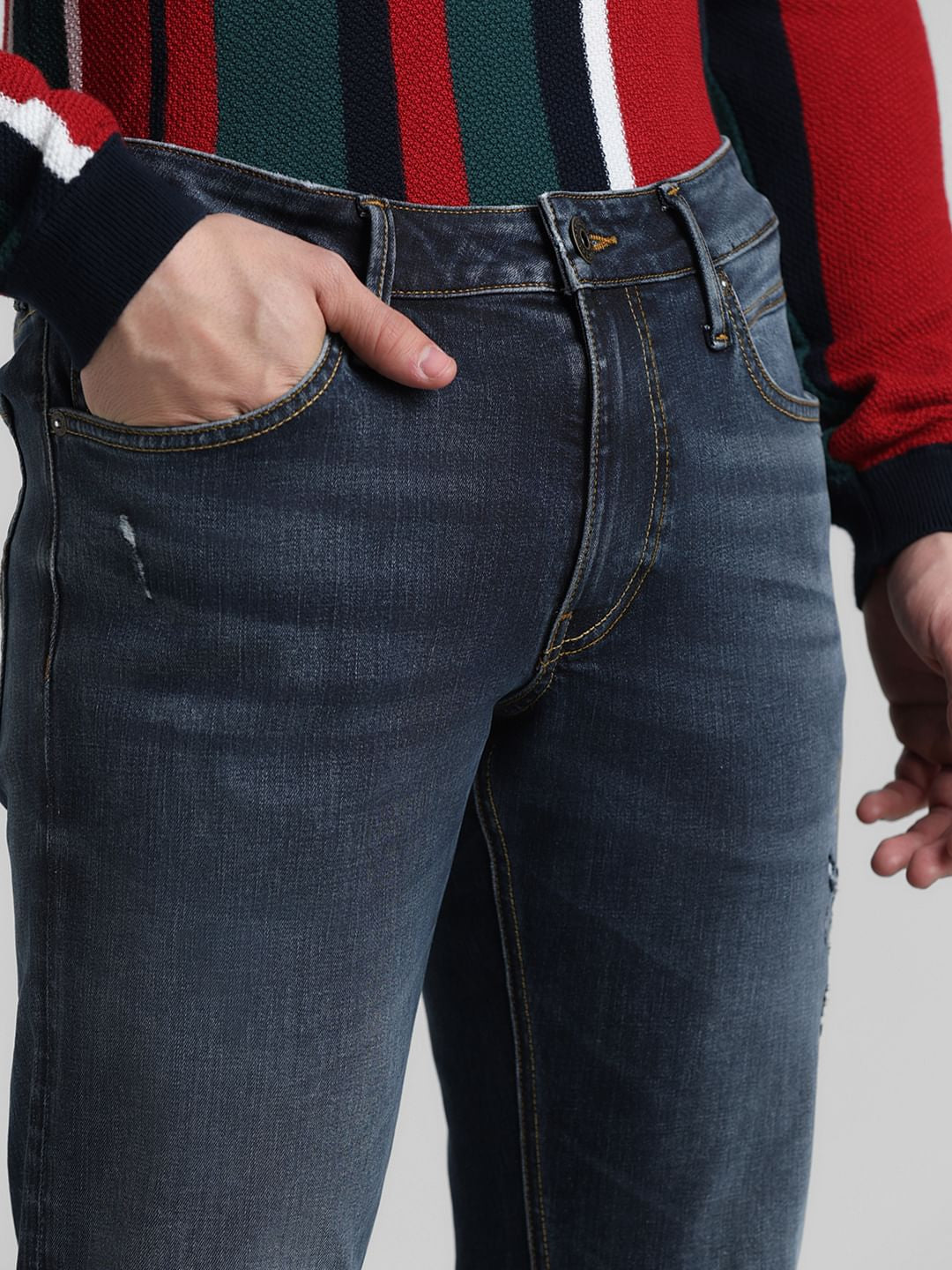 Glenn Slim Fit Low rise Stretch Jeans