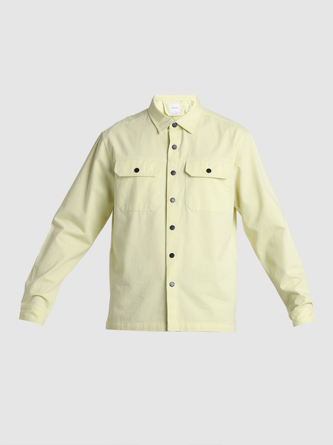Light Yellow Full Sleeves Shirt