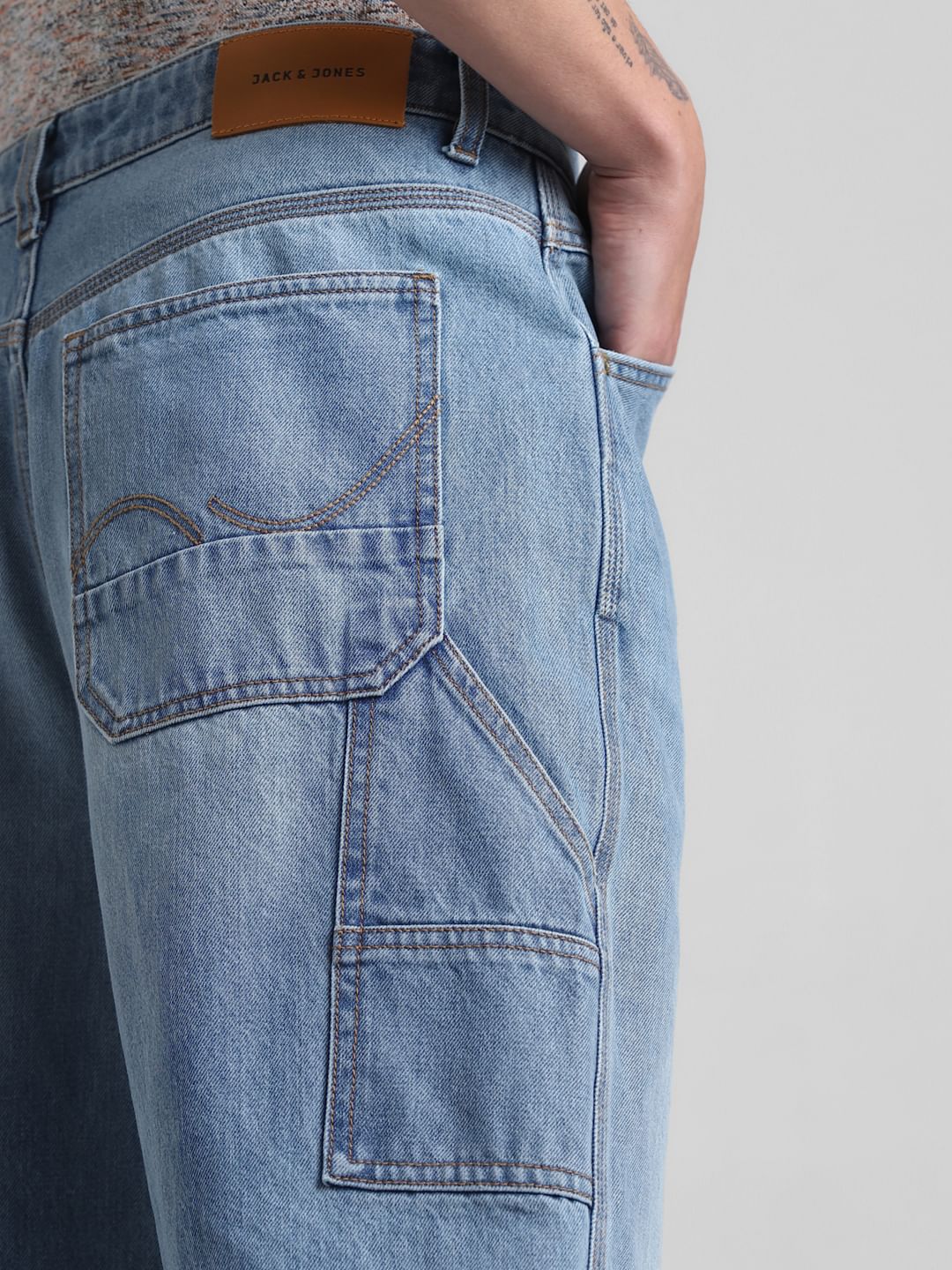 Light Blue High Rise Dario Loose Fit Jeans