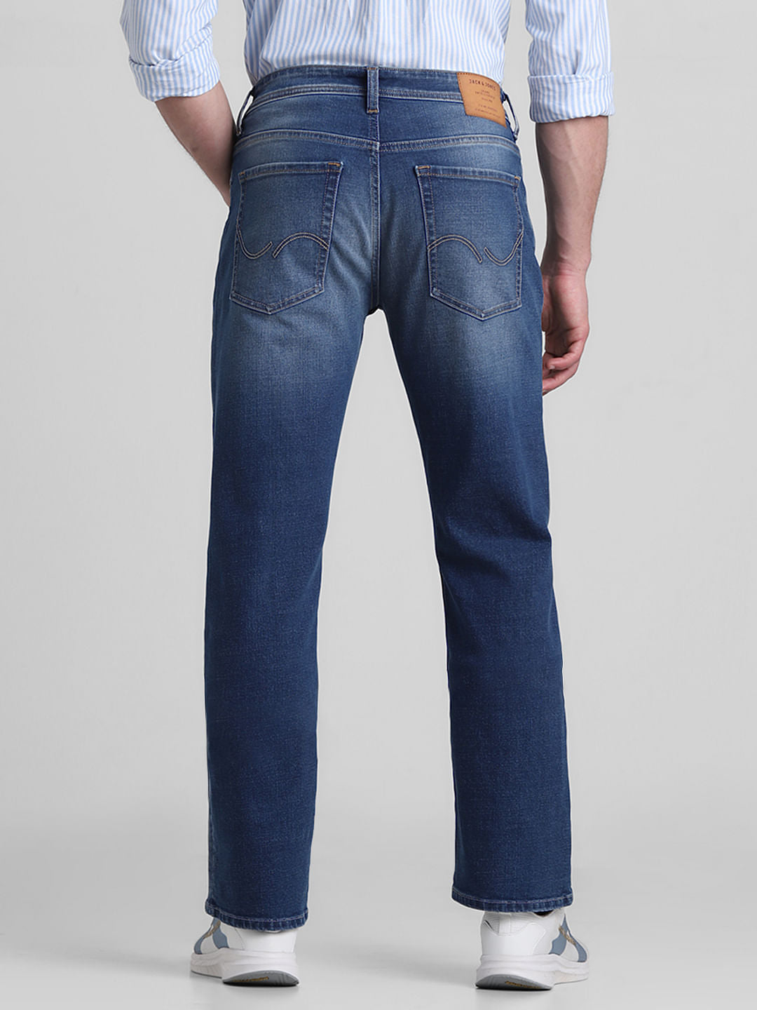 Blue High Rise Ray Bootcut Fit Jeans