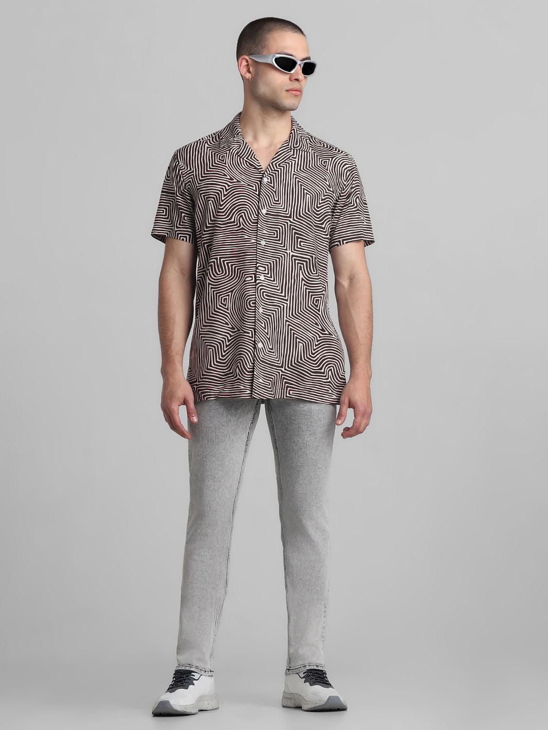 Grey Low Rise Tim Slim Fit Jeans