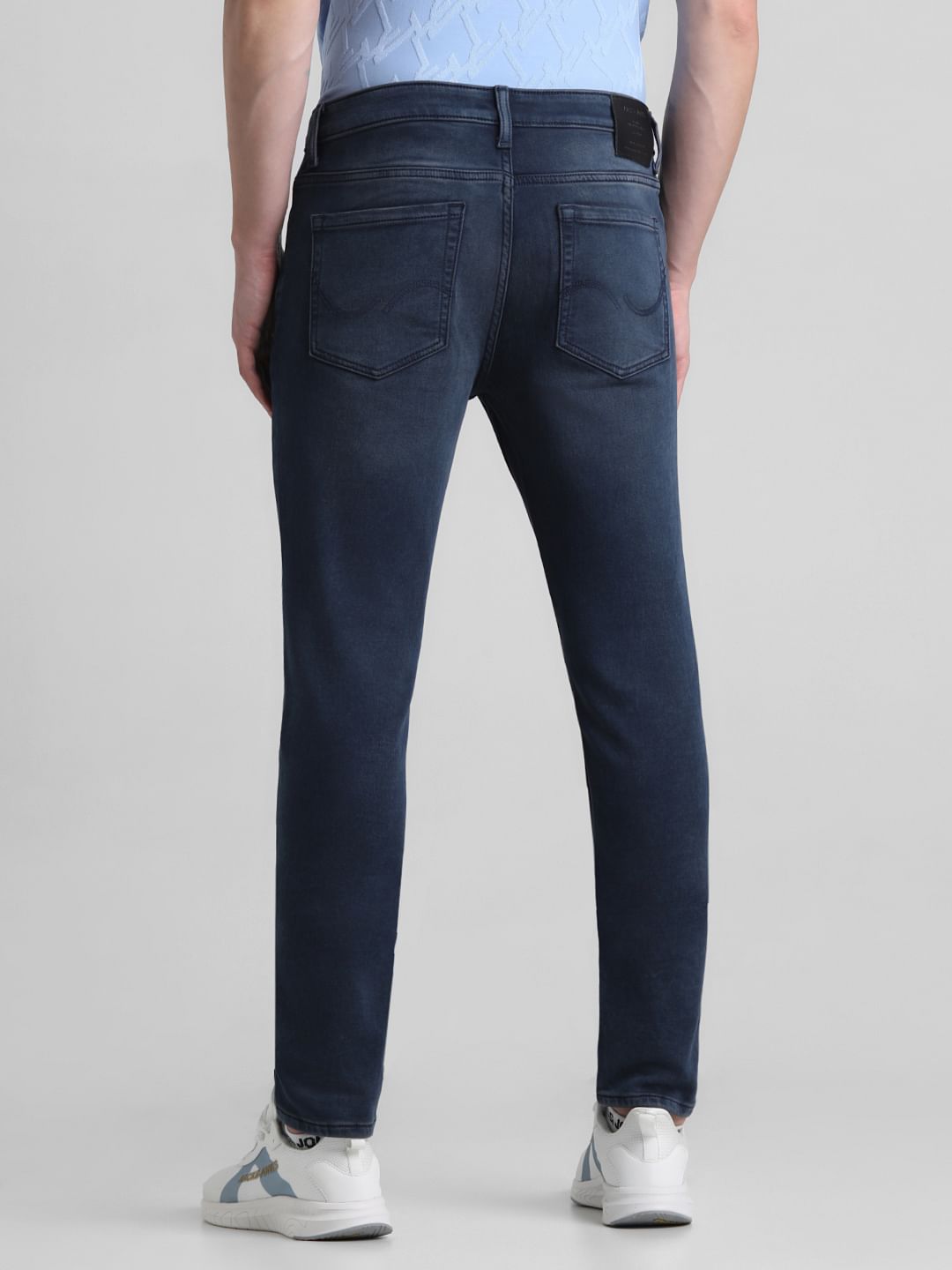 Dark Blue Low Rise Liam Skinny Jeans
