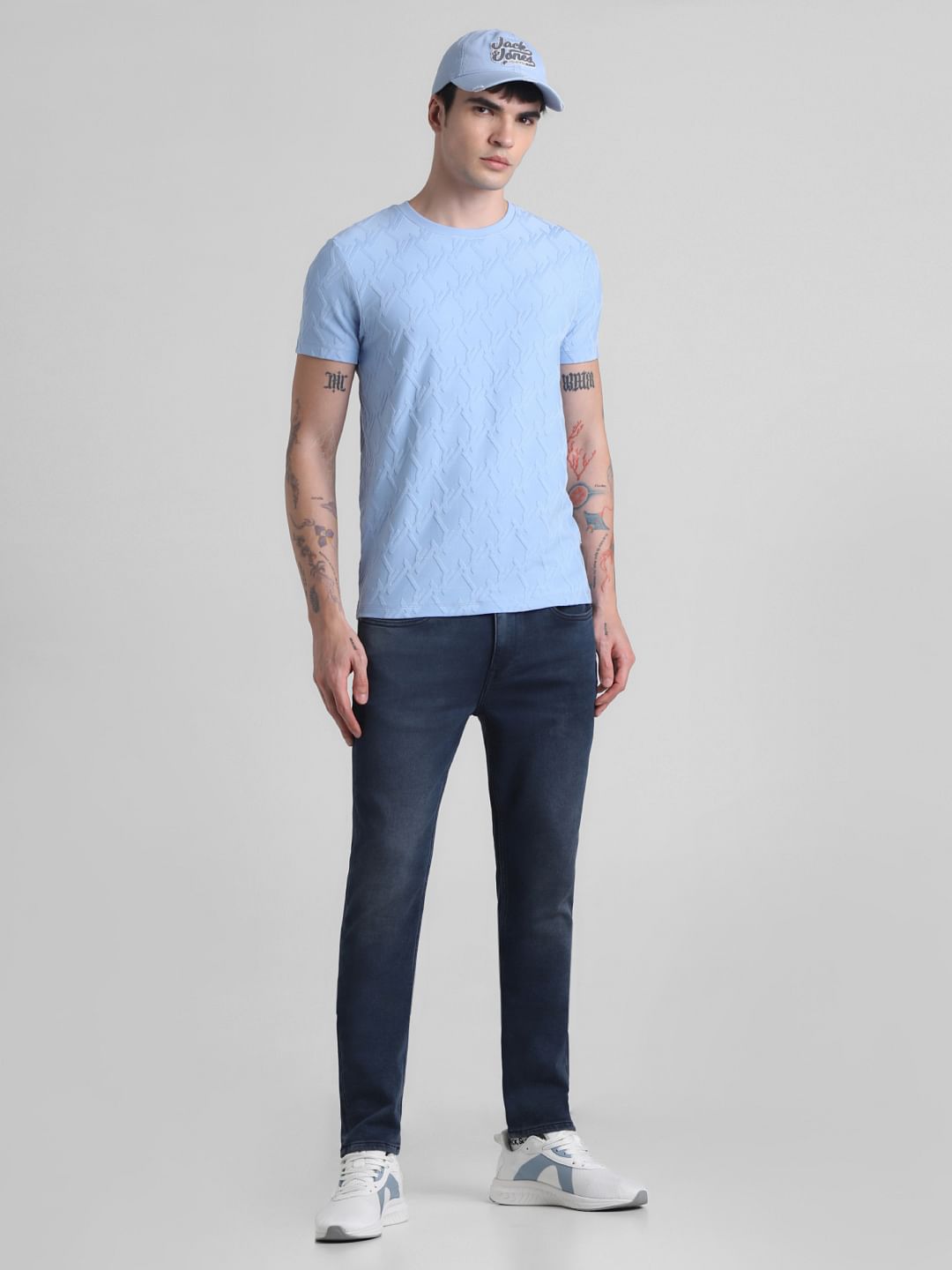 Dark Blue Low Rise Liam Skinny Jeans