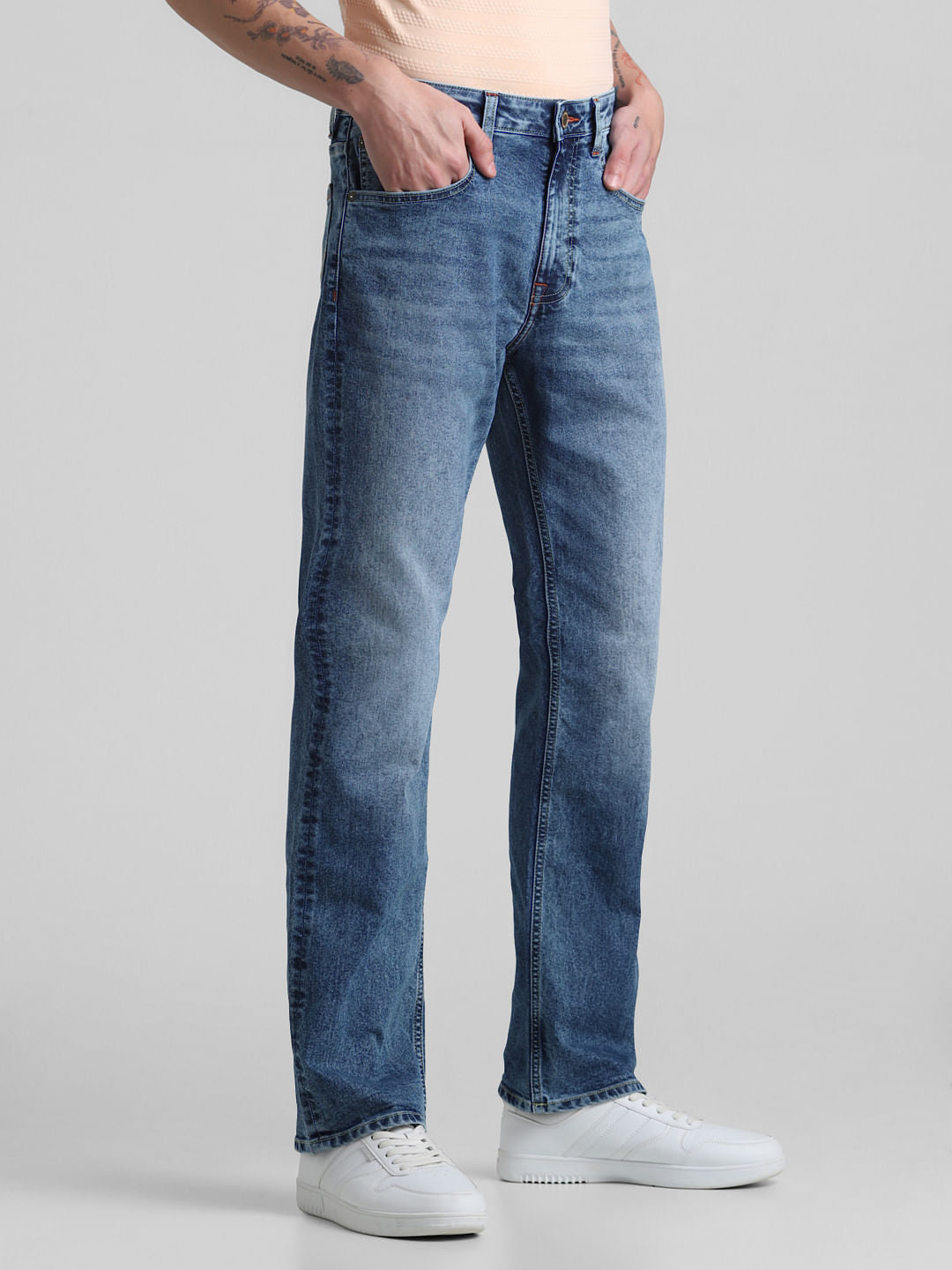 Blue High Rise Ray Bootcut Jeans