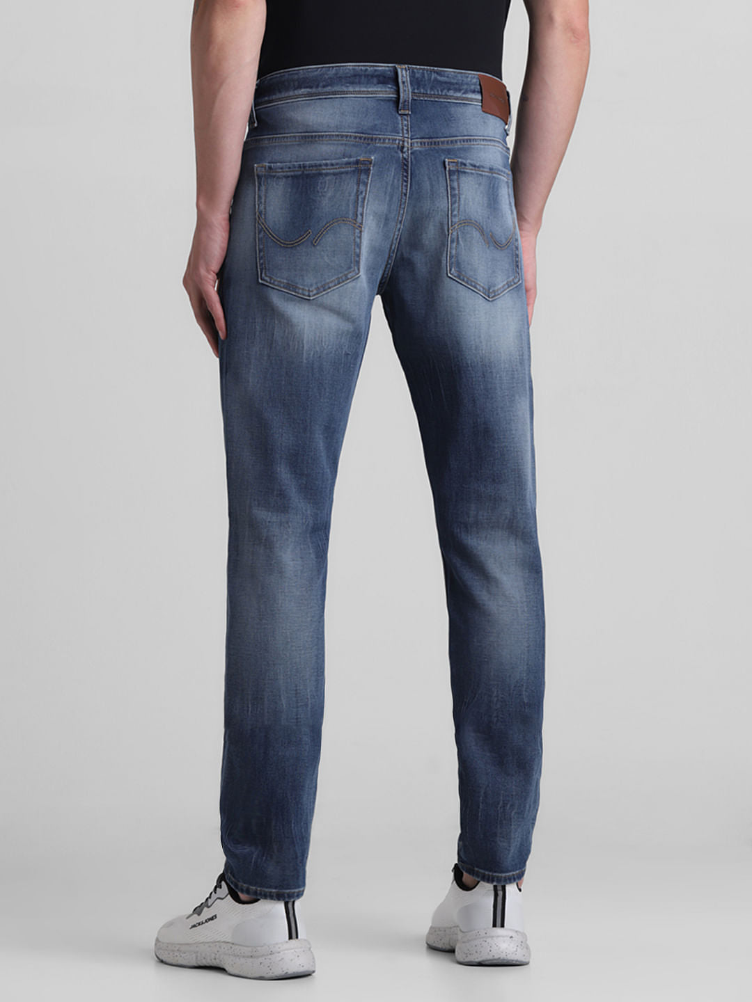 Blue Low Rise Glenn Slim Fit Jeans