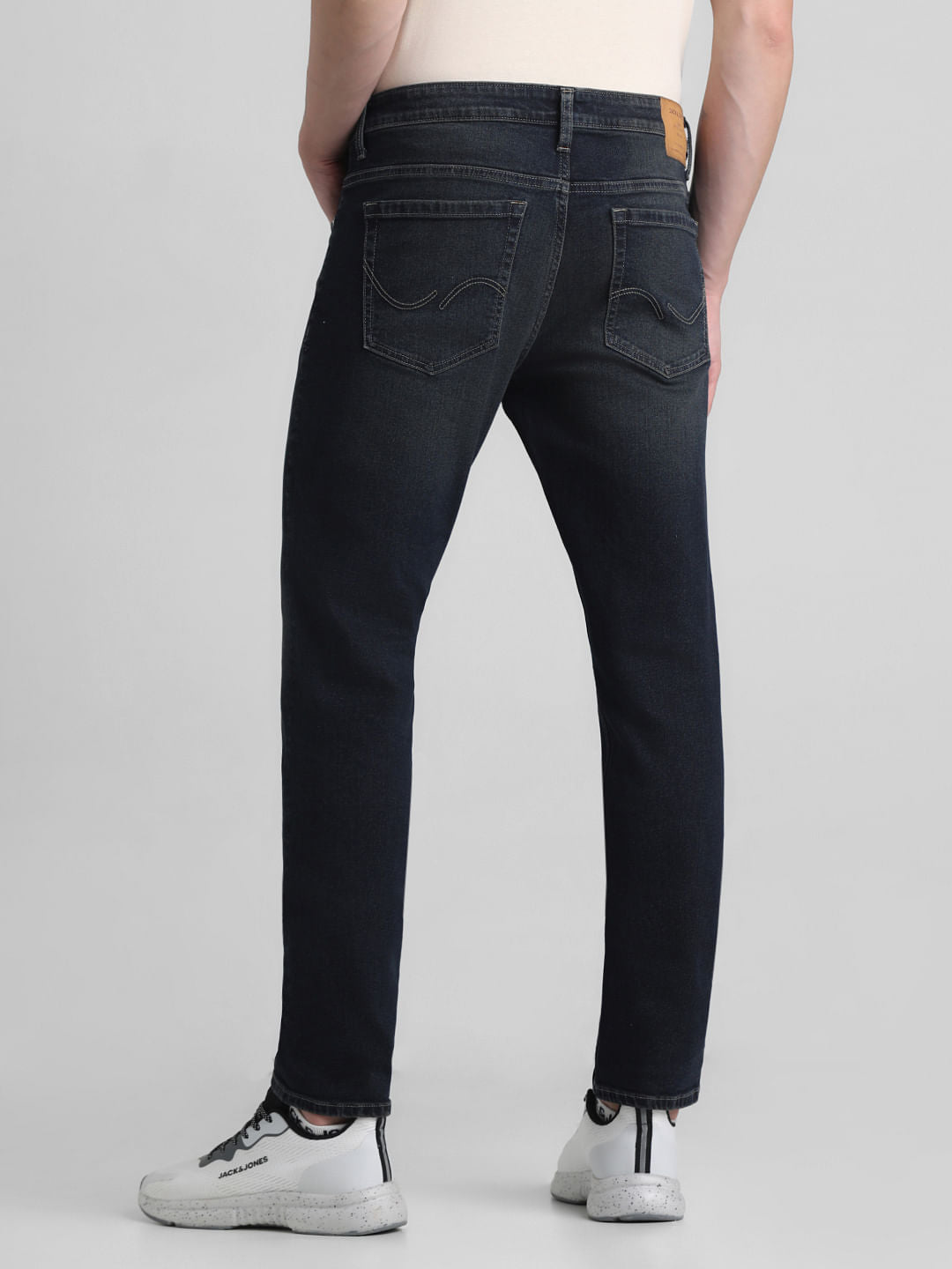 Dark Blue Low Rise Glenn Slim Fit Jeans