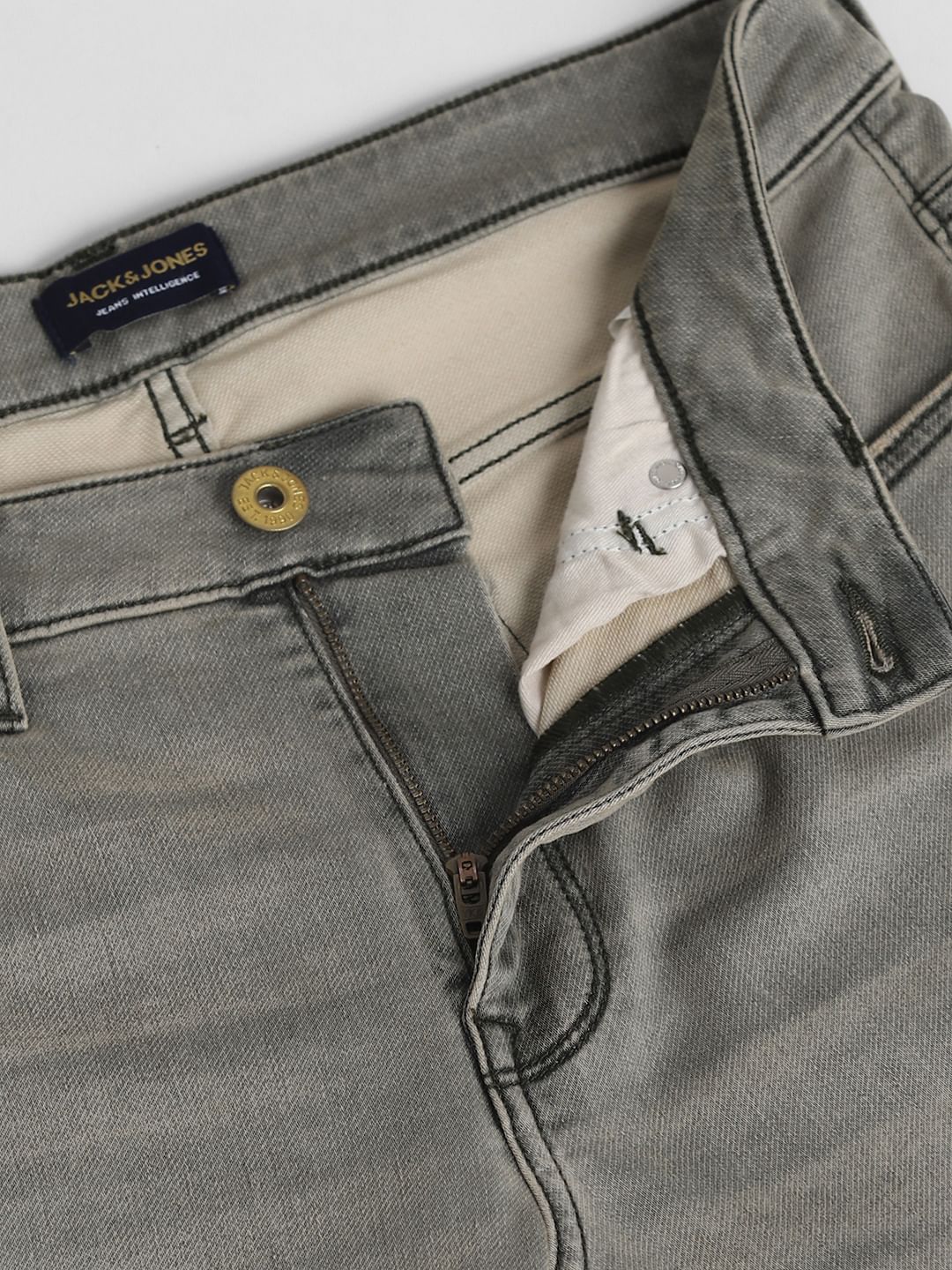 Green Low Rise Ben Skinny Fit Jeans