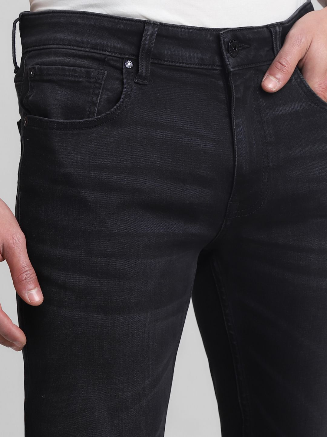 Black Low Rise Ben Skinny Fit Jeans
