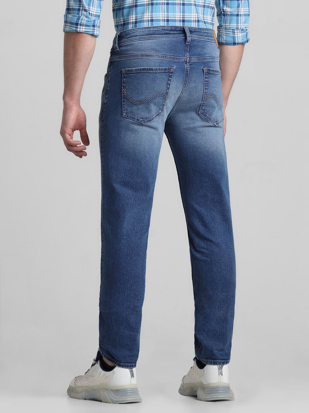 Blue Low Rise Ben Skinny Fit Jeans