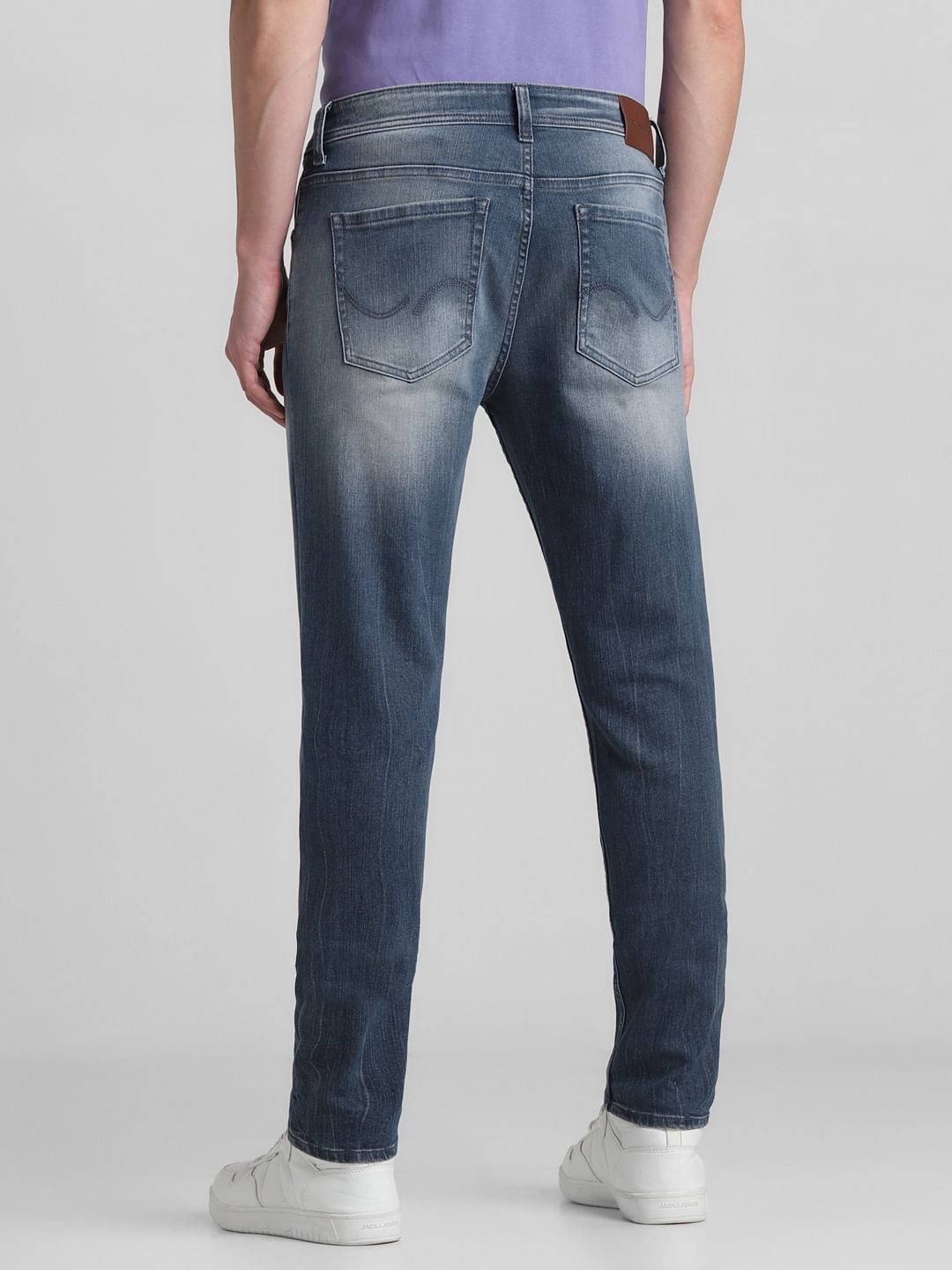 Grey Low Rise Liam Skinny Fit Jeans