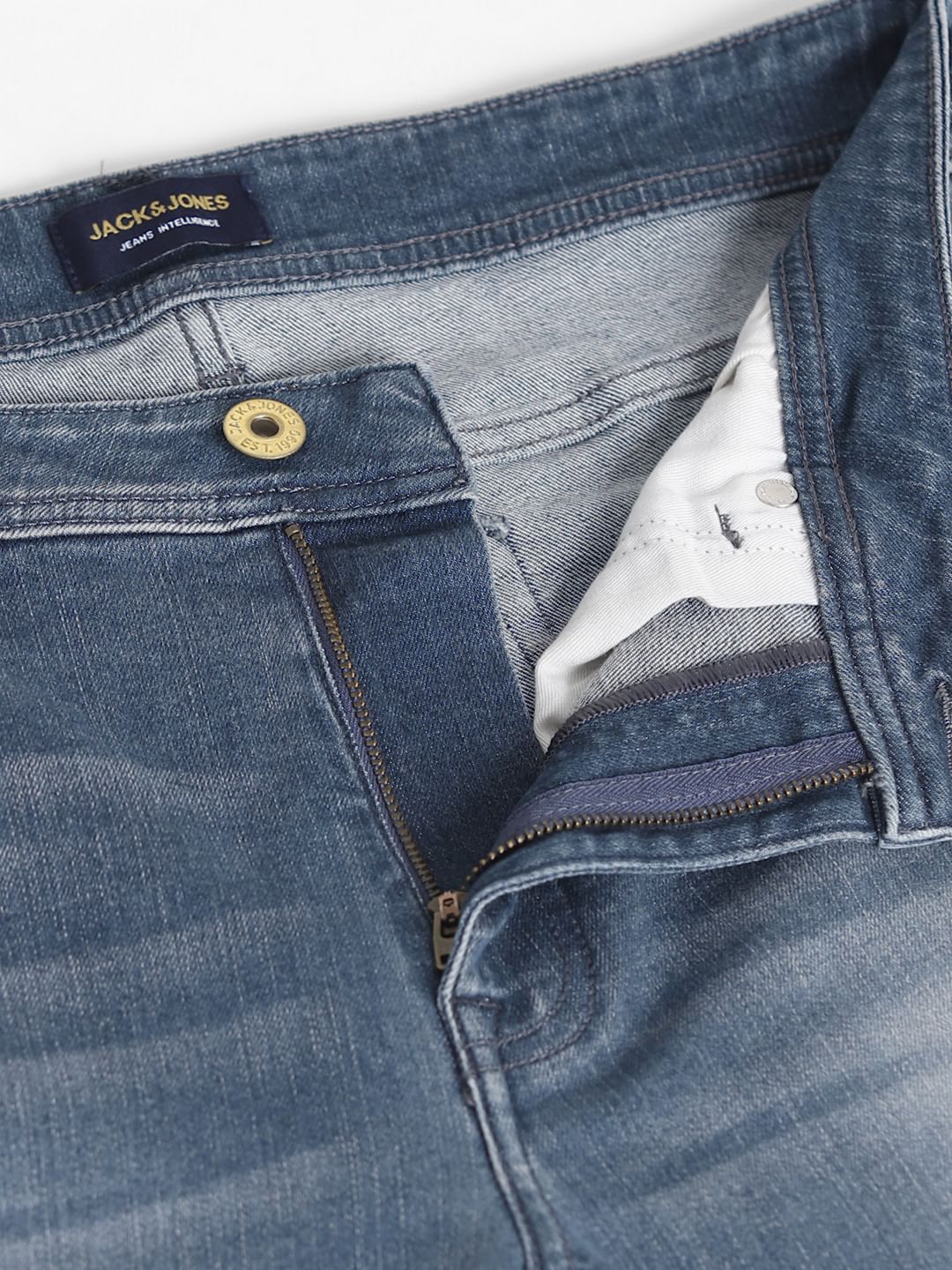 Grey Low Rise Liam Skinny Fit Jeans