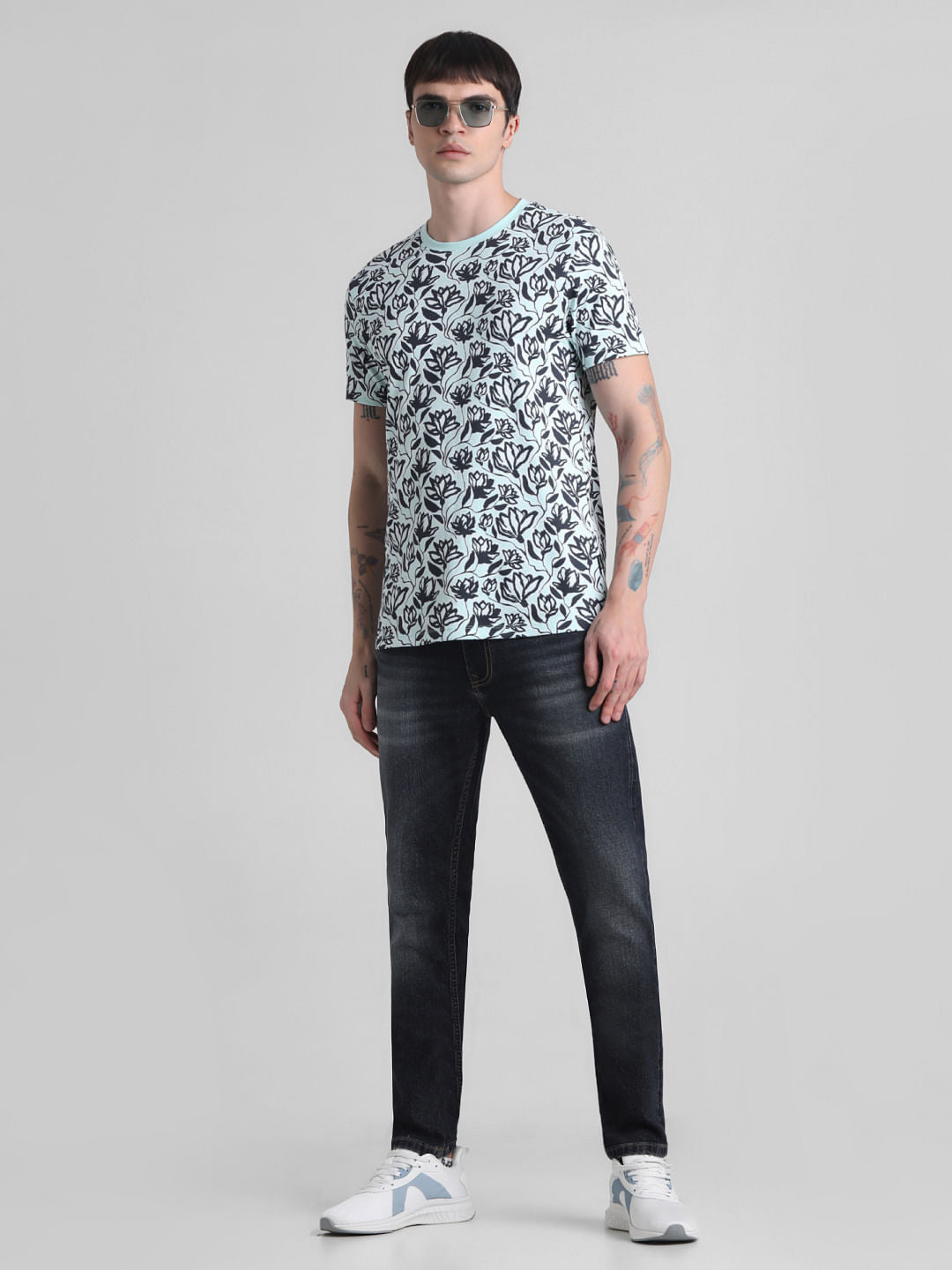 Dark Blue Low Rise Liam Skinny Jeans