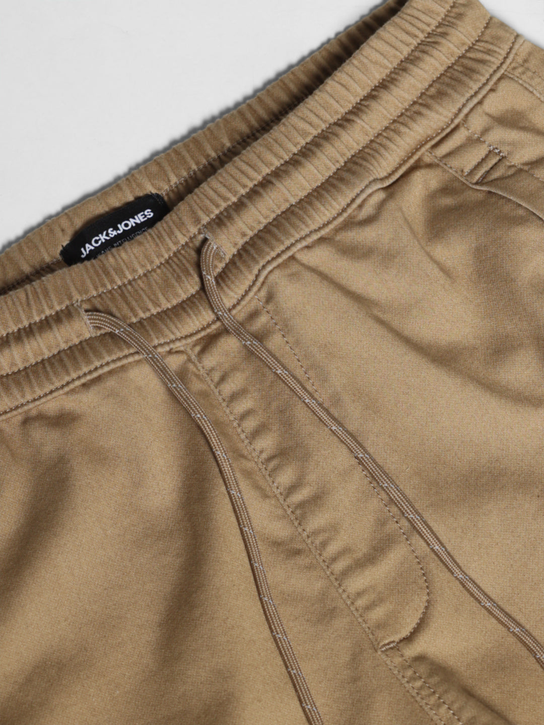 Beige 6 Pocket Anti Fit Joggers