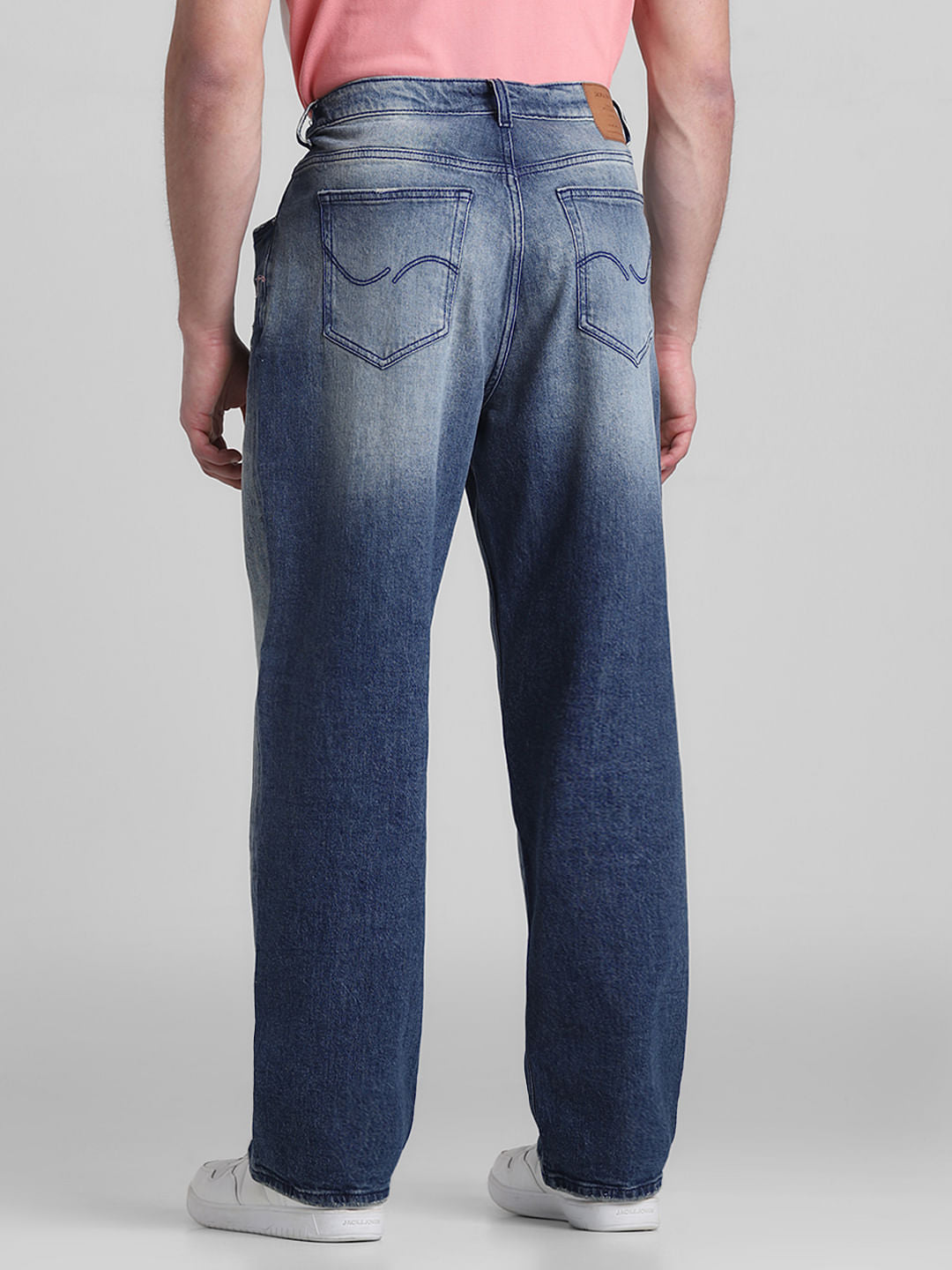 Blue High Rise Dario Loose Fit Jeans