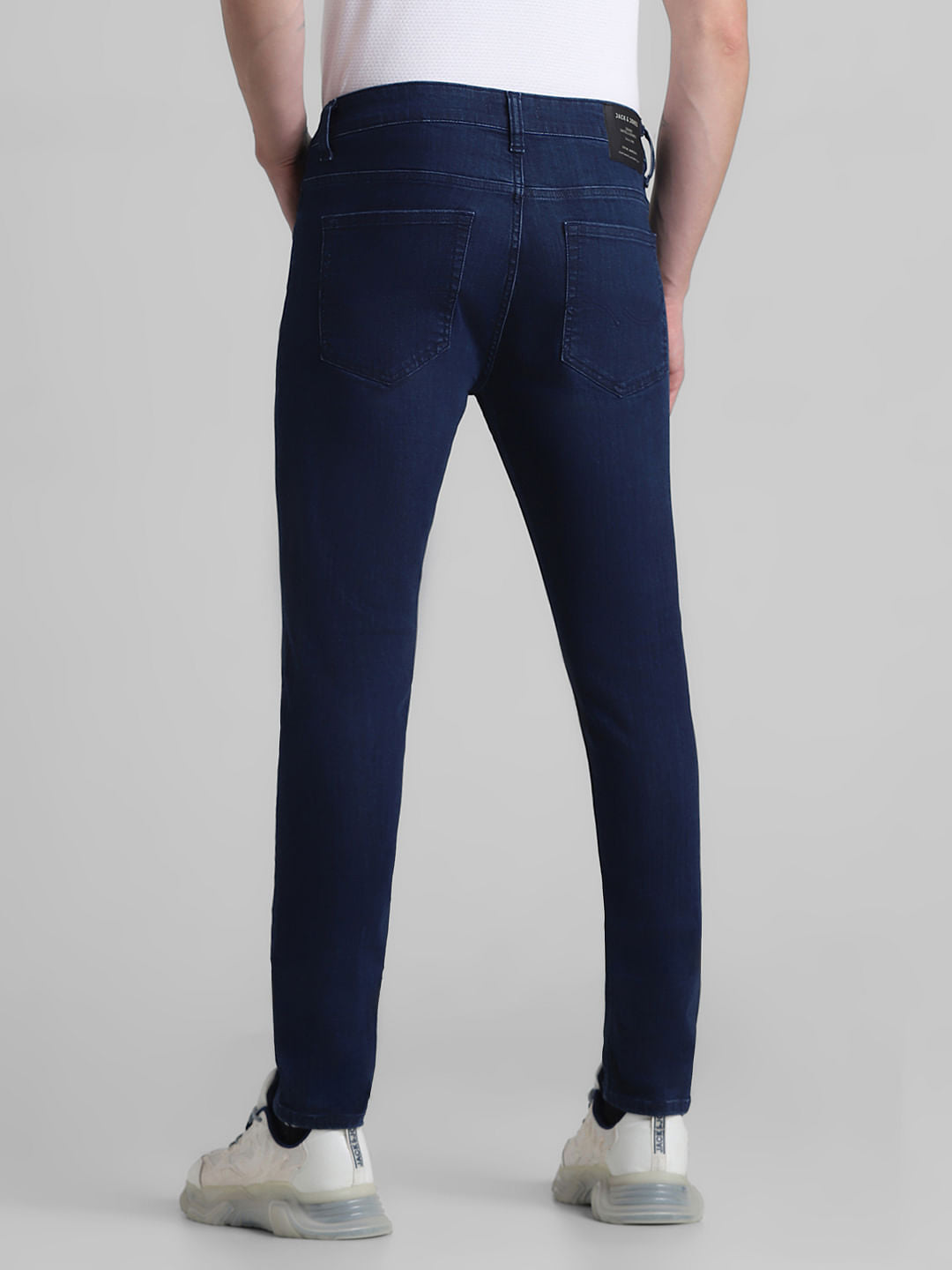 Dark Blue Low Rise Liam Skinny Fit Jeans