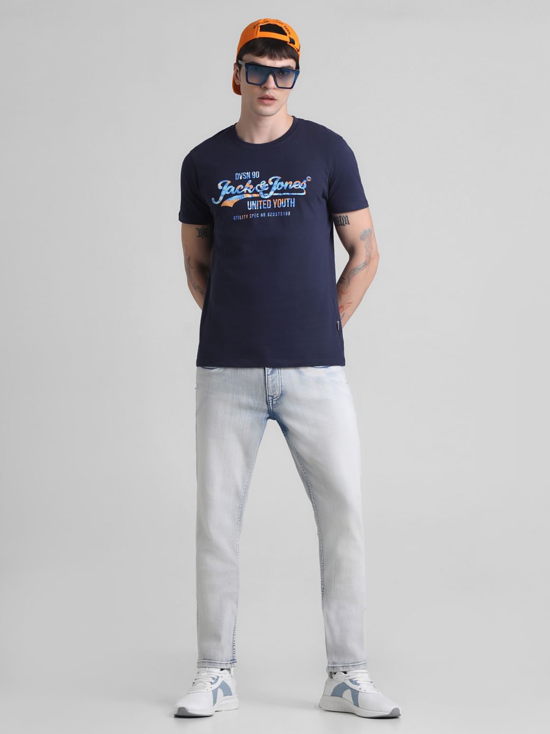 Light Blue Low Rise Glenn Slim Fit Jeans