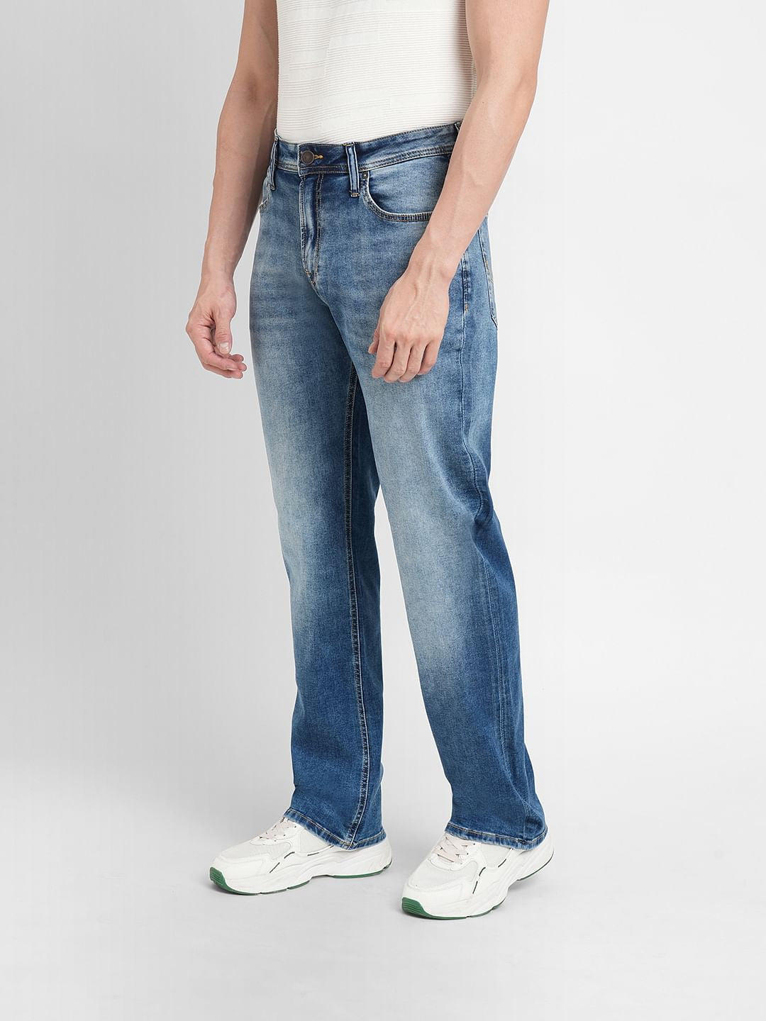 Dark Blue High Rise Ray Bootcut Jeans