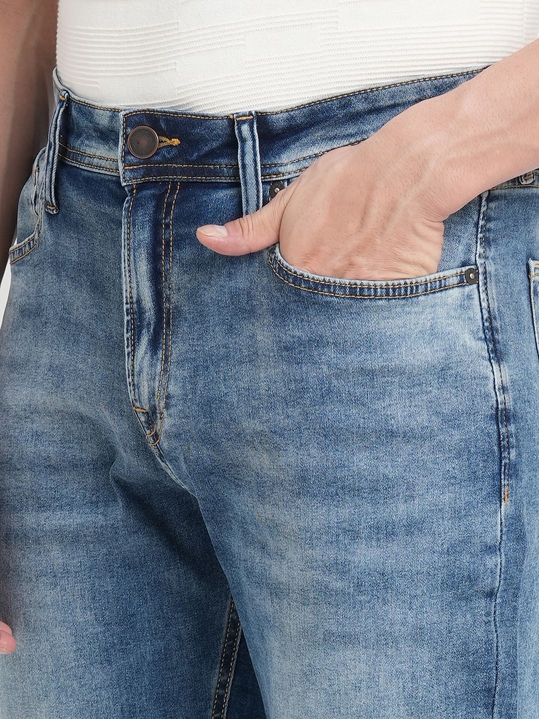 Dark Blue High Rise Ray Bootcut Jeans
