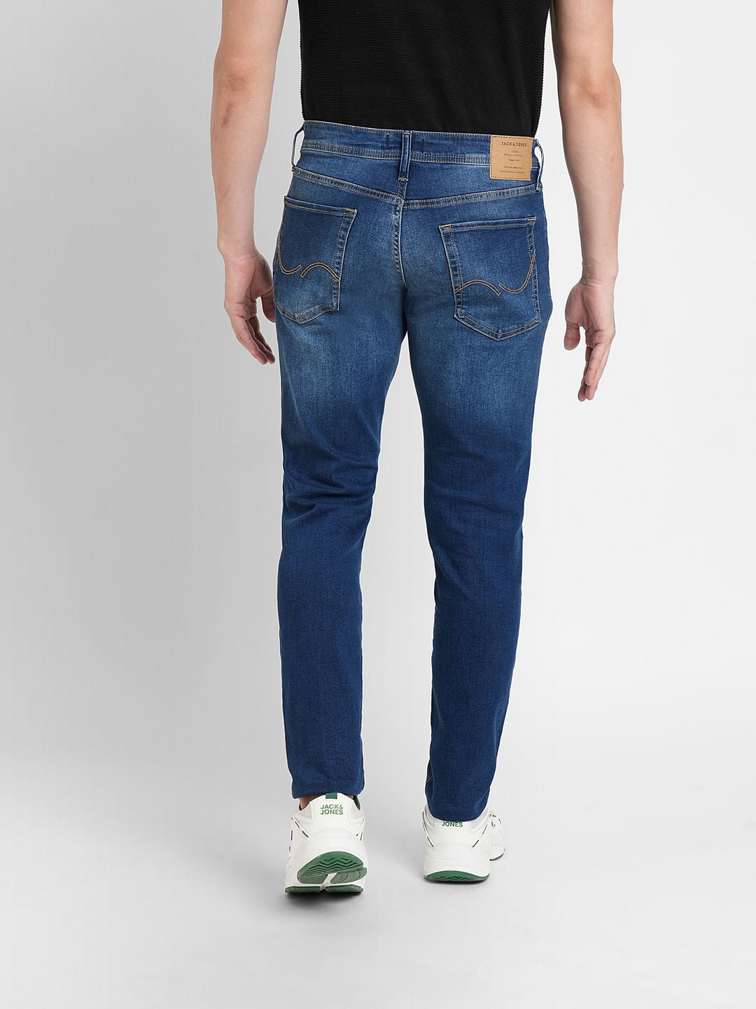 Dark Blue Low Rise Glenn Slim Fit Jeans