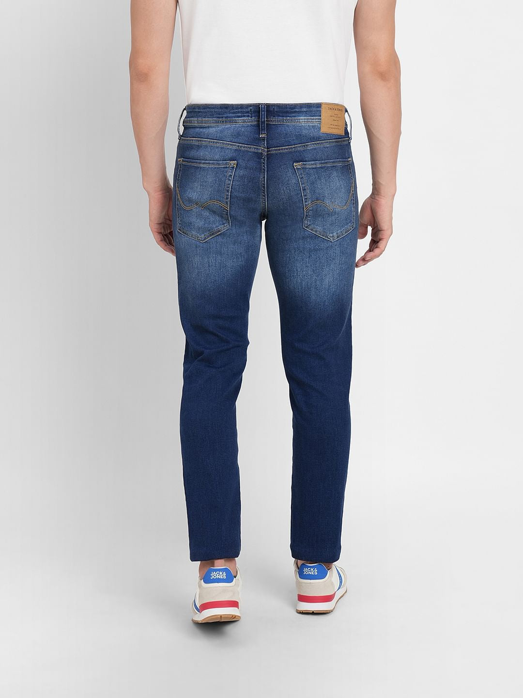 Dark Blue Low Rise Glenn Slim Fit Jeans