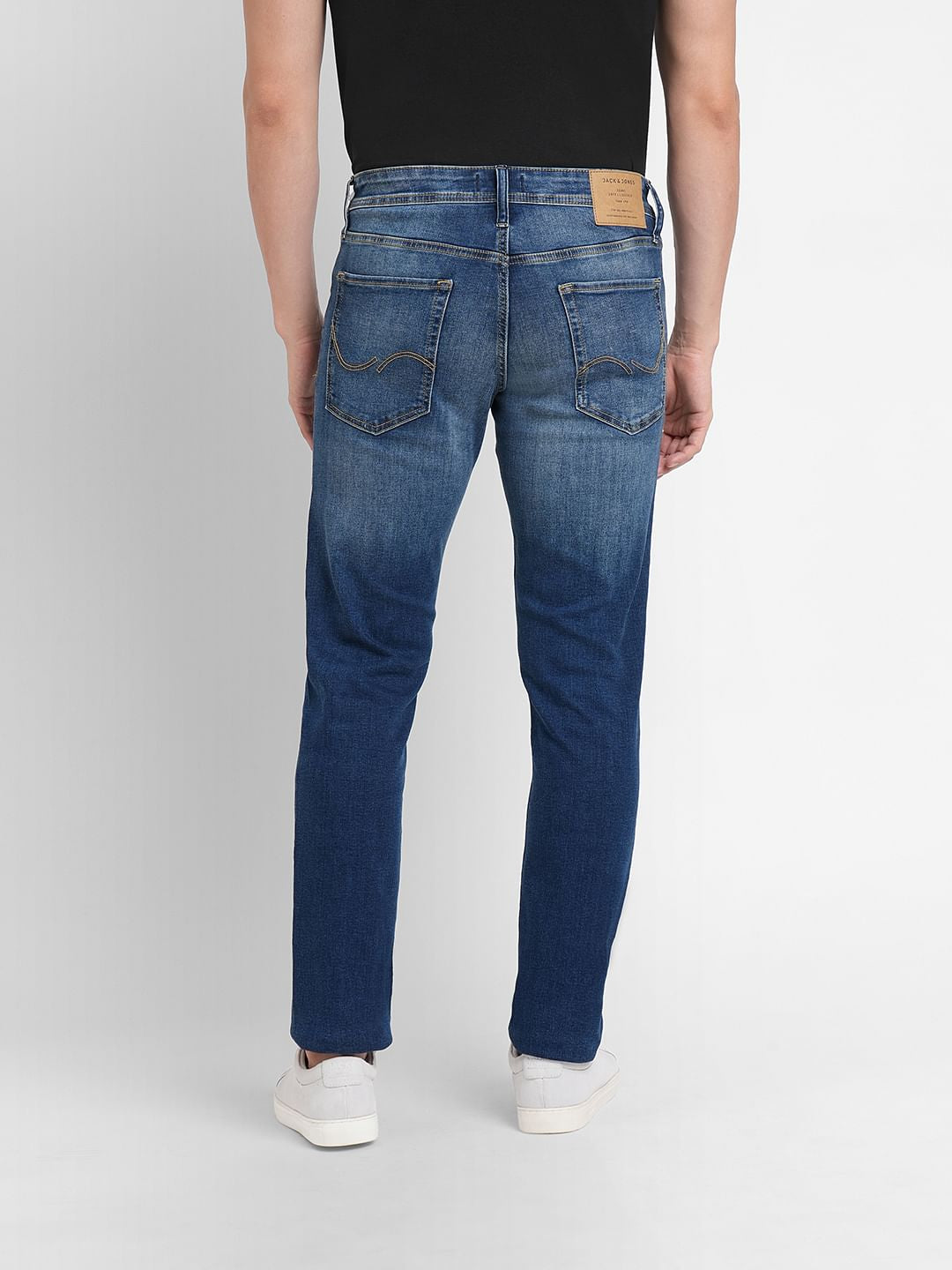 Blue Low Rise Glenn Slim Fit Jeans