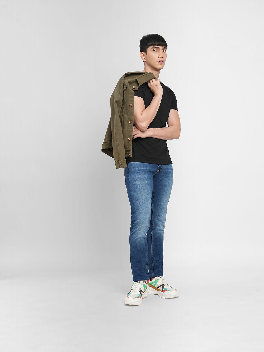 Blue Low Rise Ben Skinny Fit Jeans