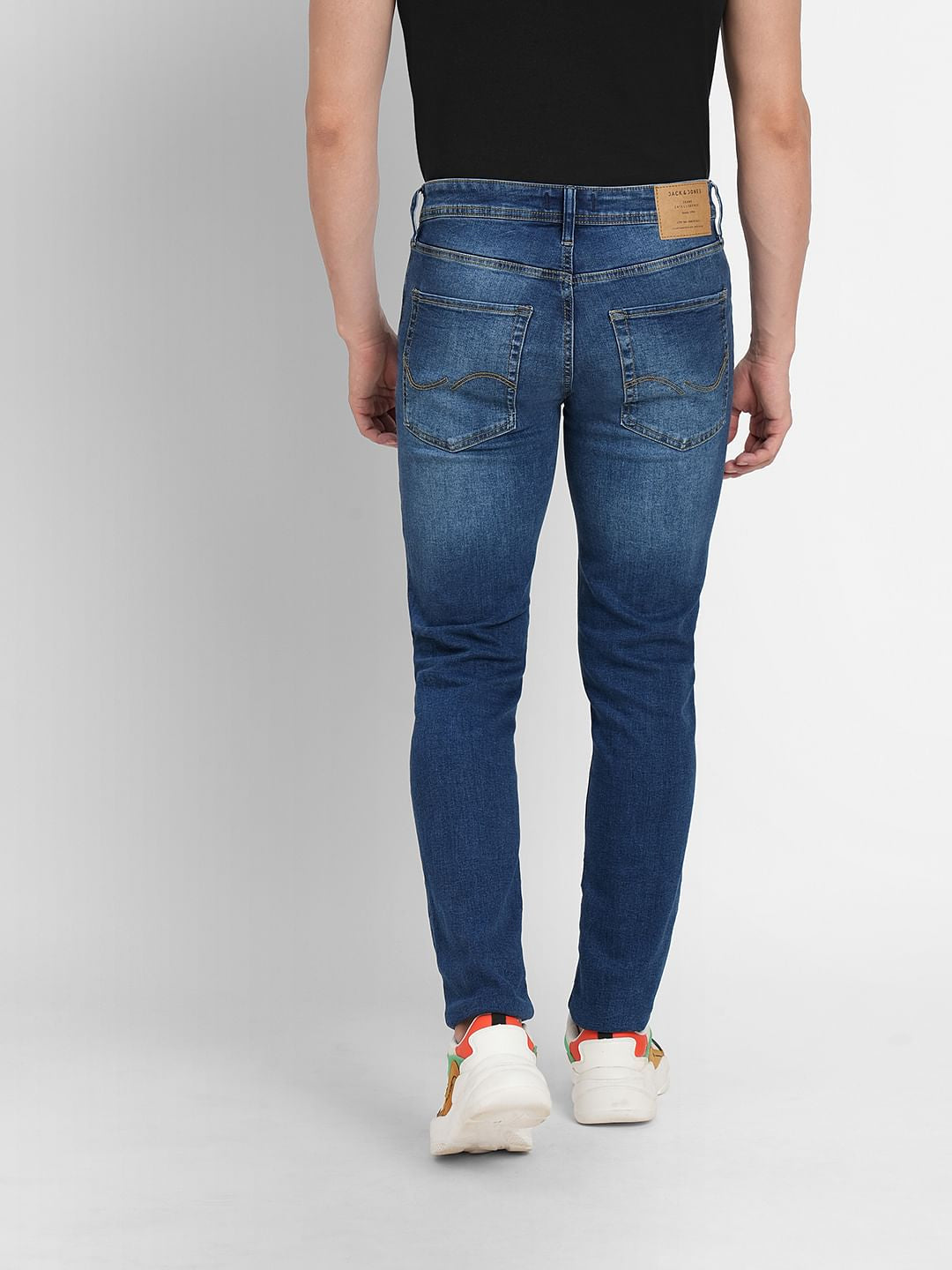 Blue Low Rise Ben Skinny Fit Jeans