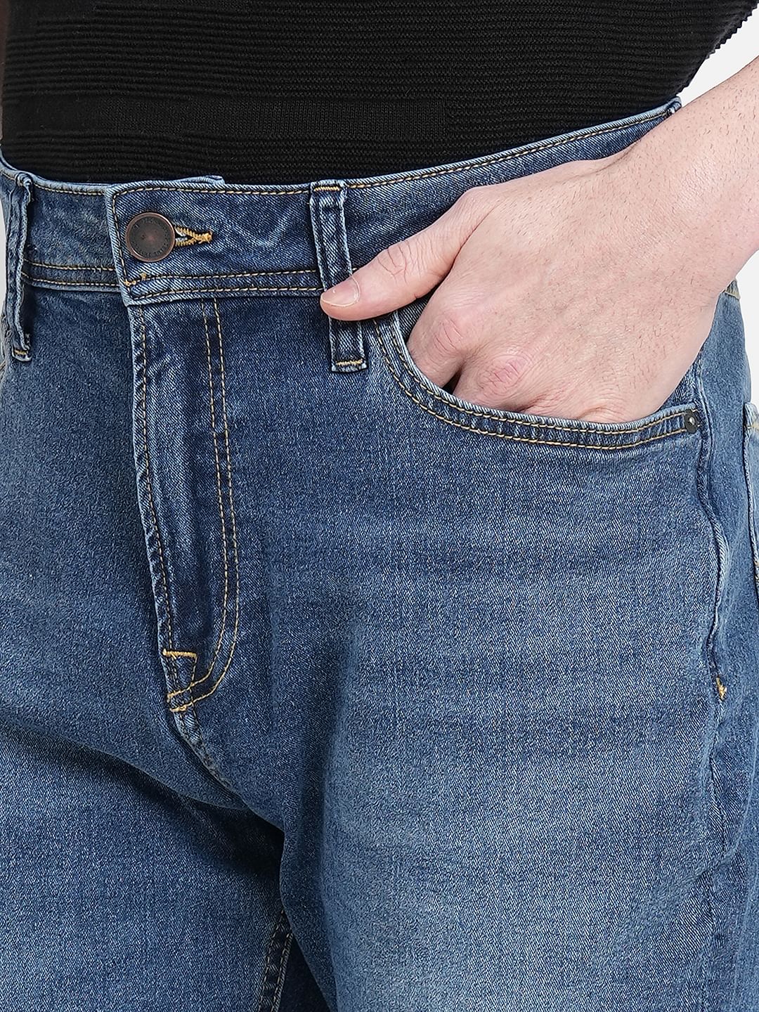 Blue High Rise Ray Bootcut Jeans