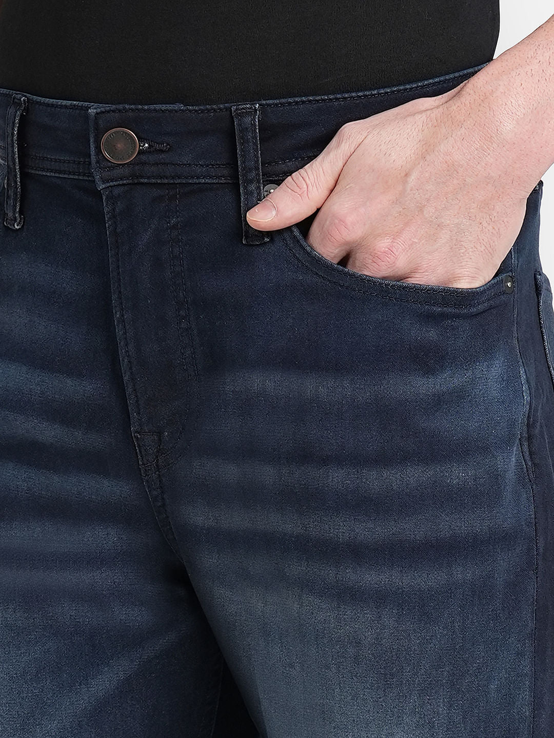 Dark Blue High Rise Ray Bootcut Jeans